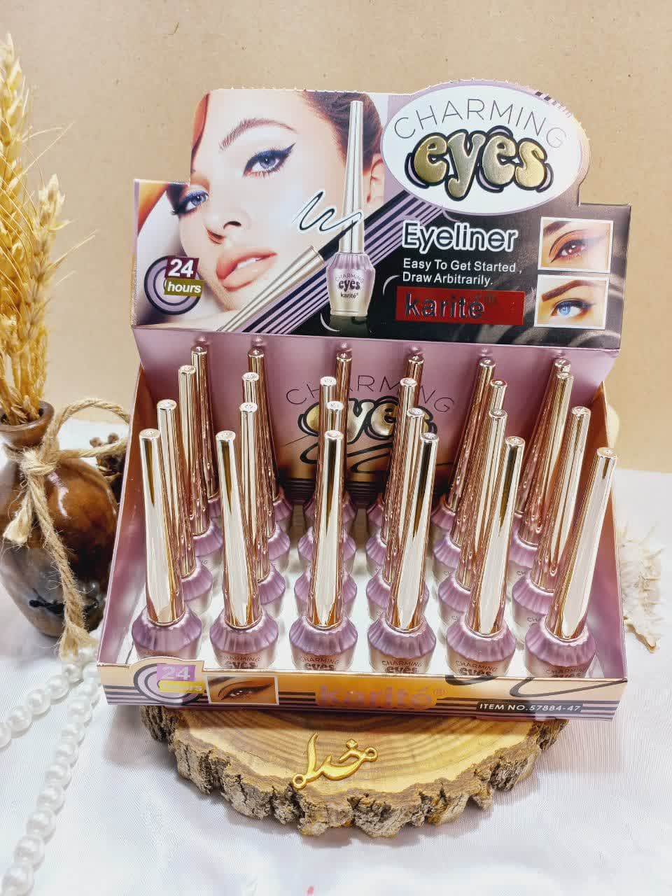 خط چشم پر طرفدار ضد آب مویی مدل کوزه ای کاریته KARITE اصلی کد 57884 | پخش عمده