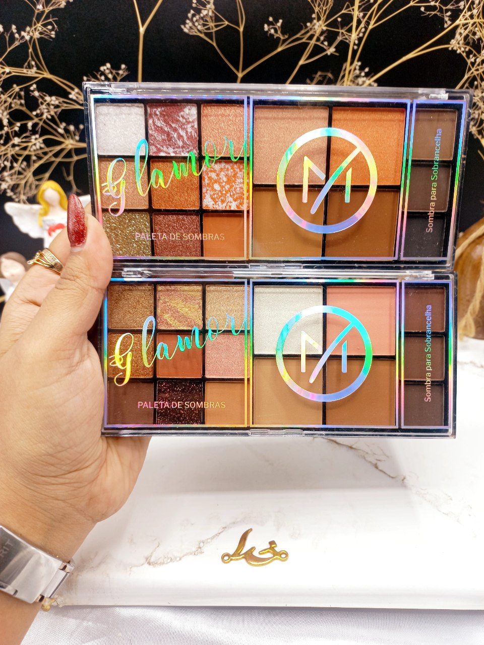 پالت همه کاره 16 رنگ برند GLAMOR PALETTE کد CE482