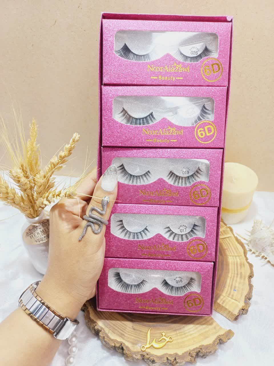 مژه مصنوعی NoorAlazawi beauty6D کد JM03