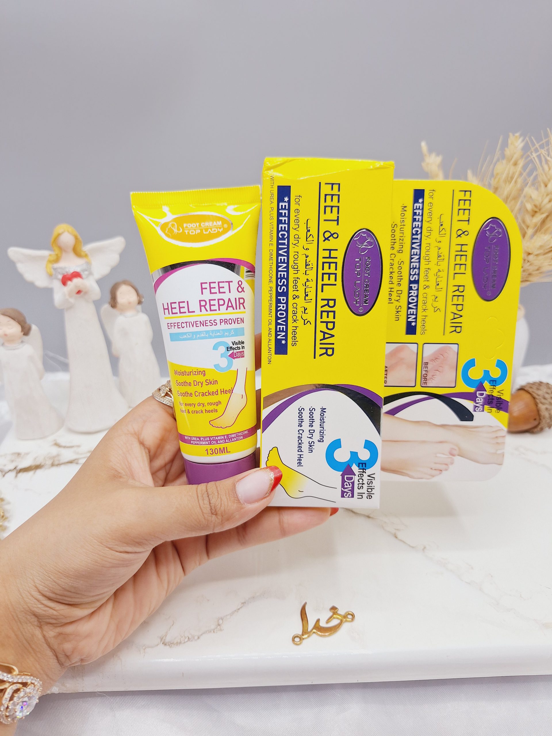 کرم رفع خشکی و ترک پا برند تاپ لیدی TOP LADY کد T27005