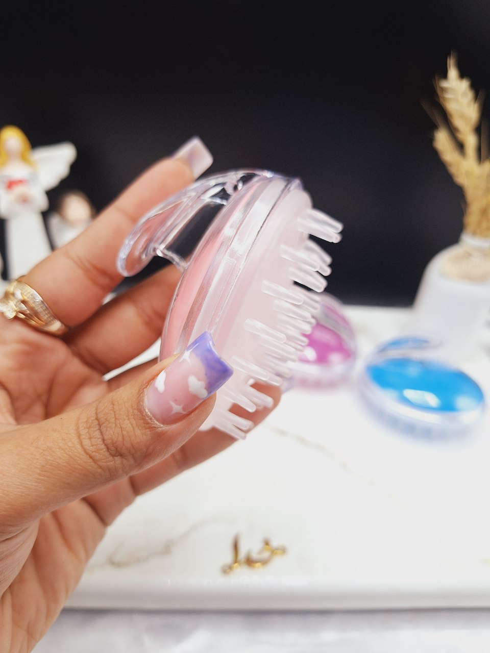 برس ماساژور و سر شور سیلیکونی