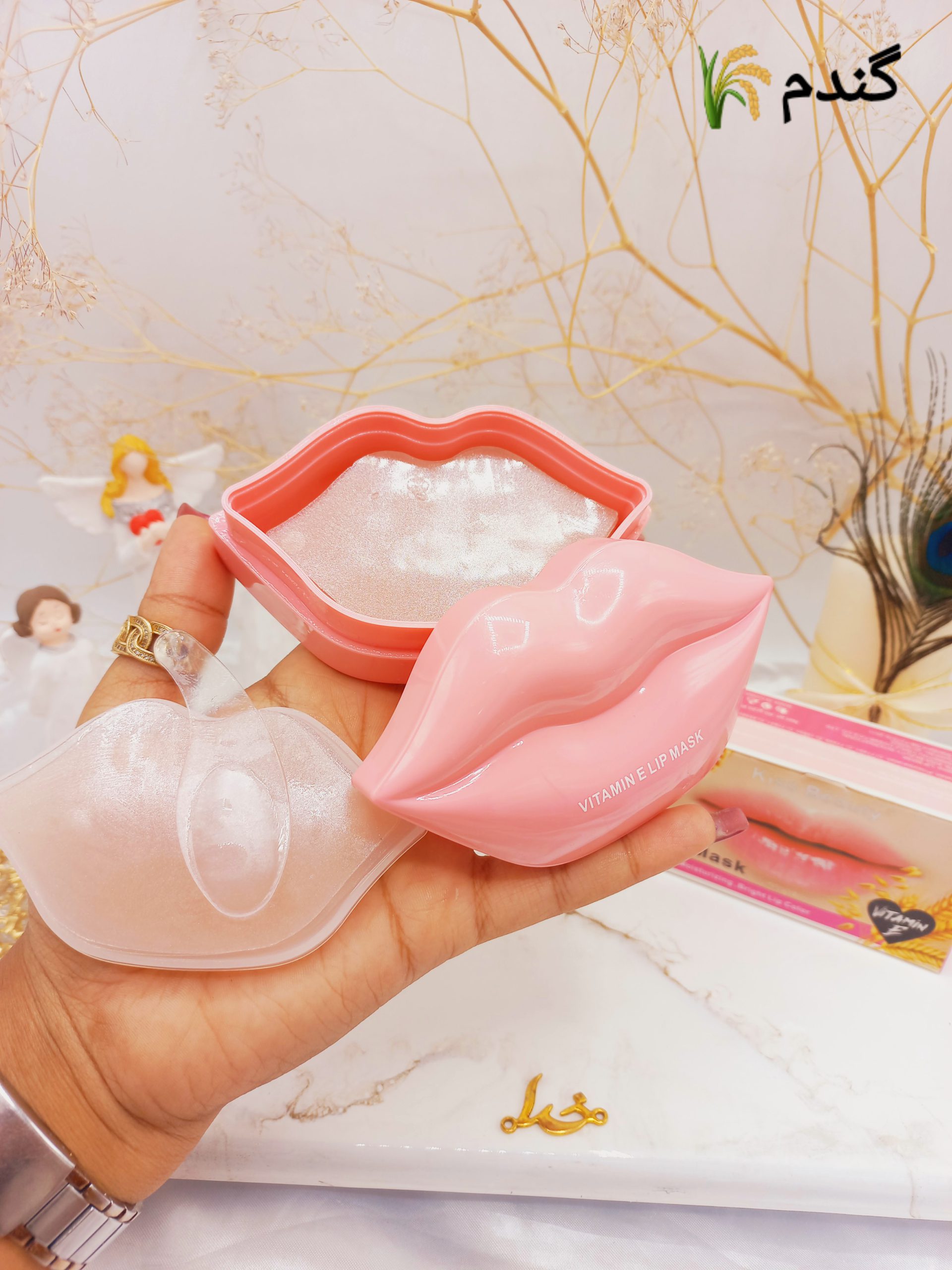 پچ لب کاسه ای 20 عددی گندم کیس بیوتی kiss beauty کد 112303vE