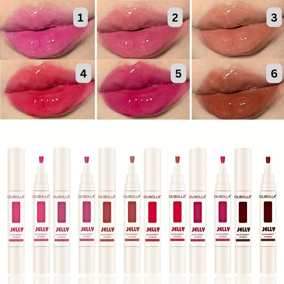 لیپ پلامیر ژله ای خیس JELLY برند OLIBOLLA کد 1735