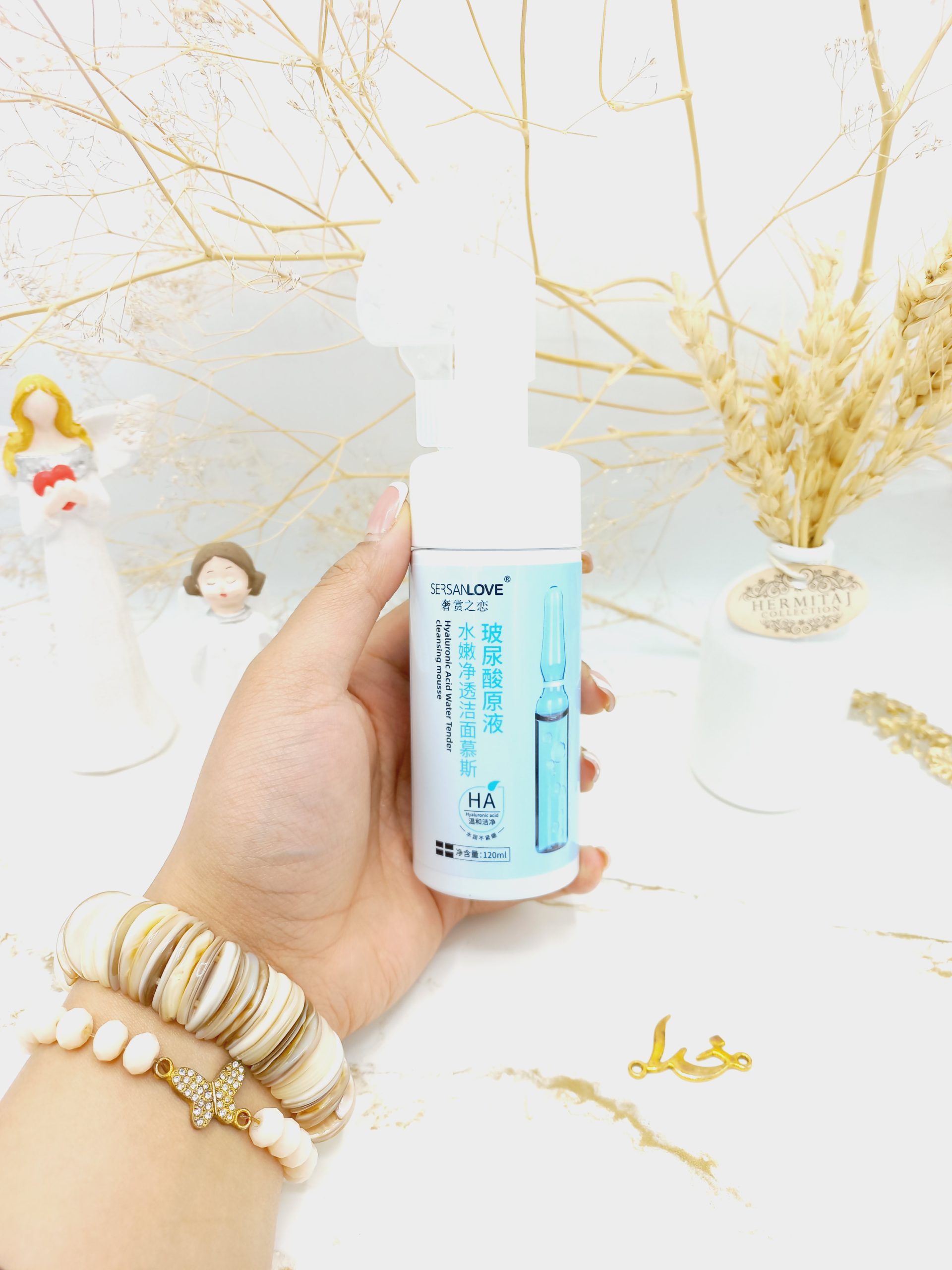 اسپری آبرسان پاک کننده و تصفیه کننده هیالورونیک اسید سرسان لاو کد 1500