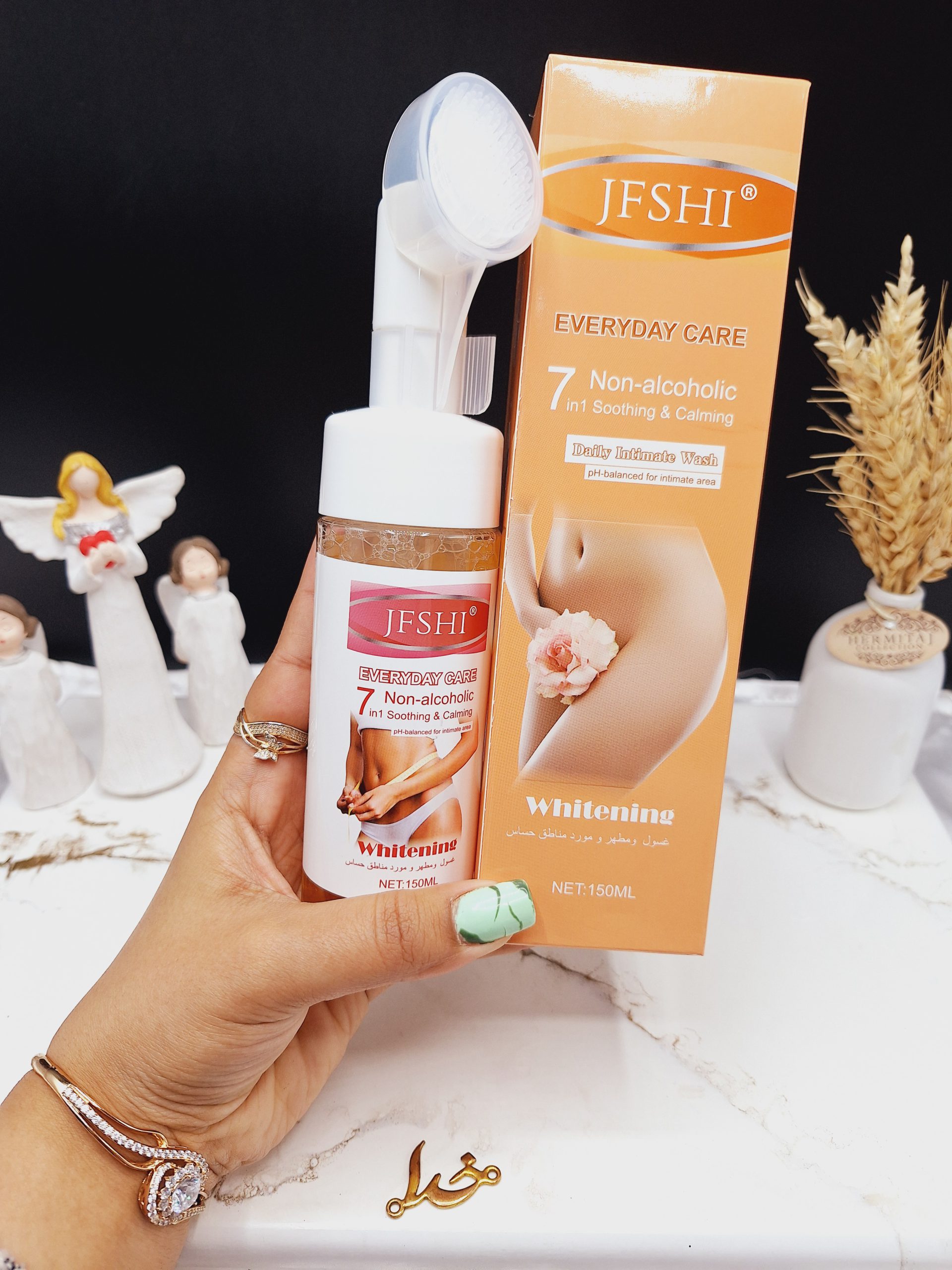 فوم براش دار شوینده و ضدعفونی کننده نقاط حساس JFSHI  کد J_3062