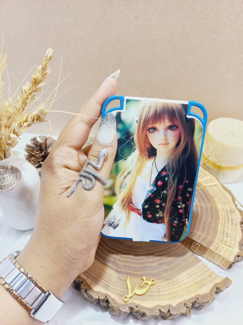 آینه طرح دختر فانتزی