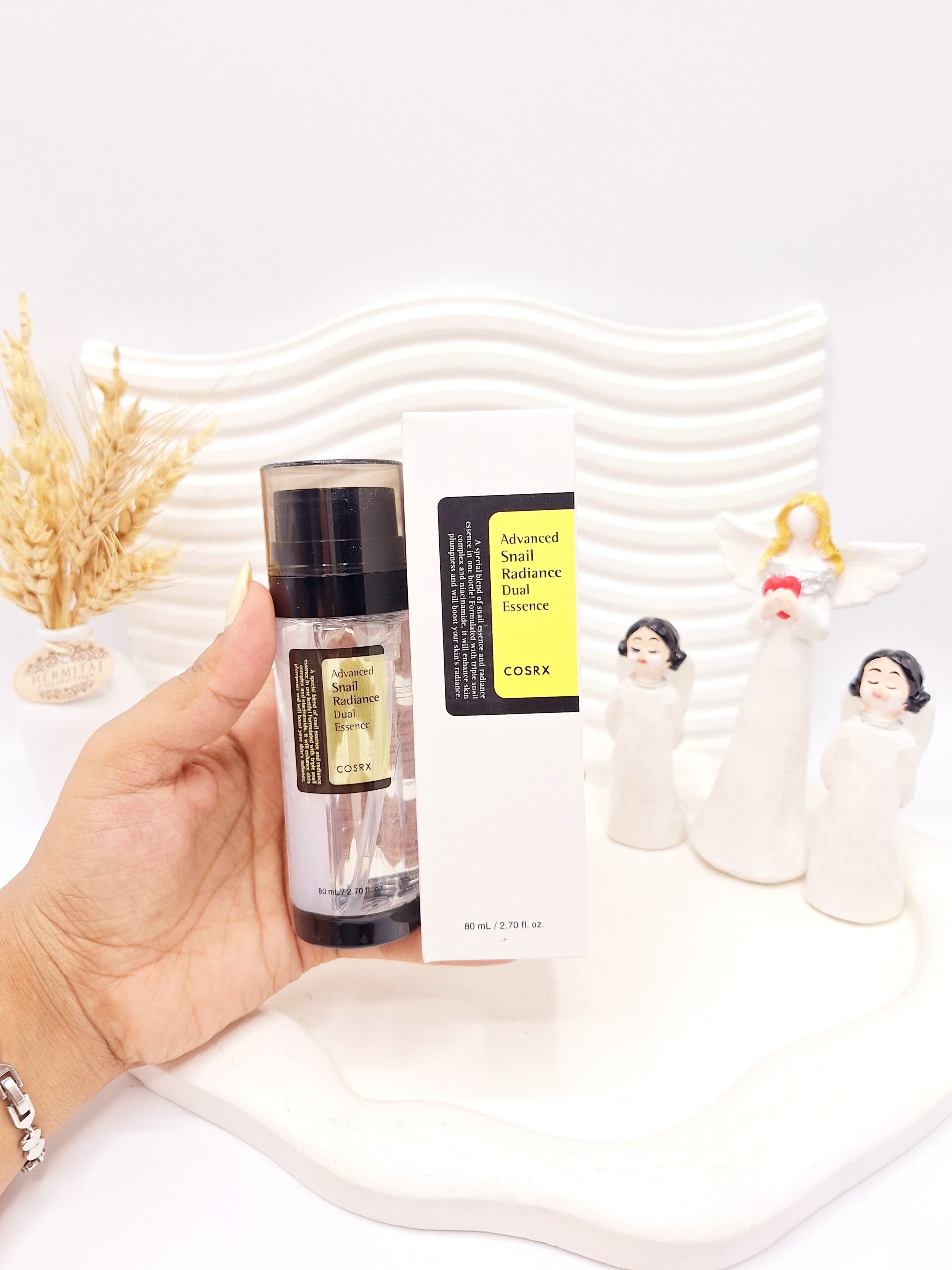 اسنس دوگانه درخشندگی پوست پپتید حلزون برند کوزارکس COSRX کد 452053