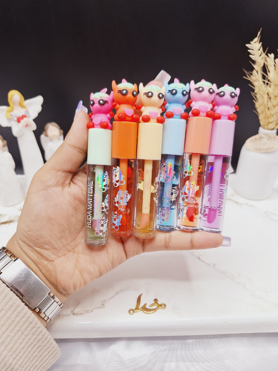 لیپ گلاس یونیکورن طرح جدید هدا مات می HUDA MATTE ME کد X_301