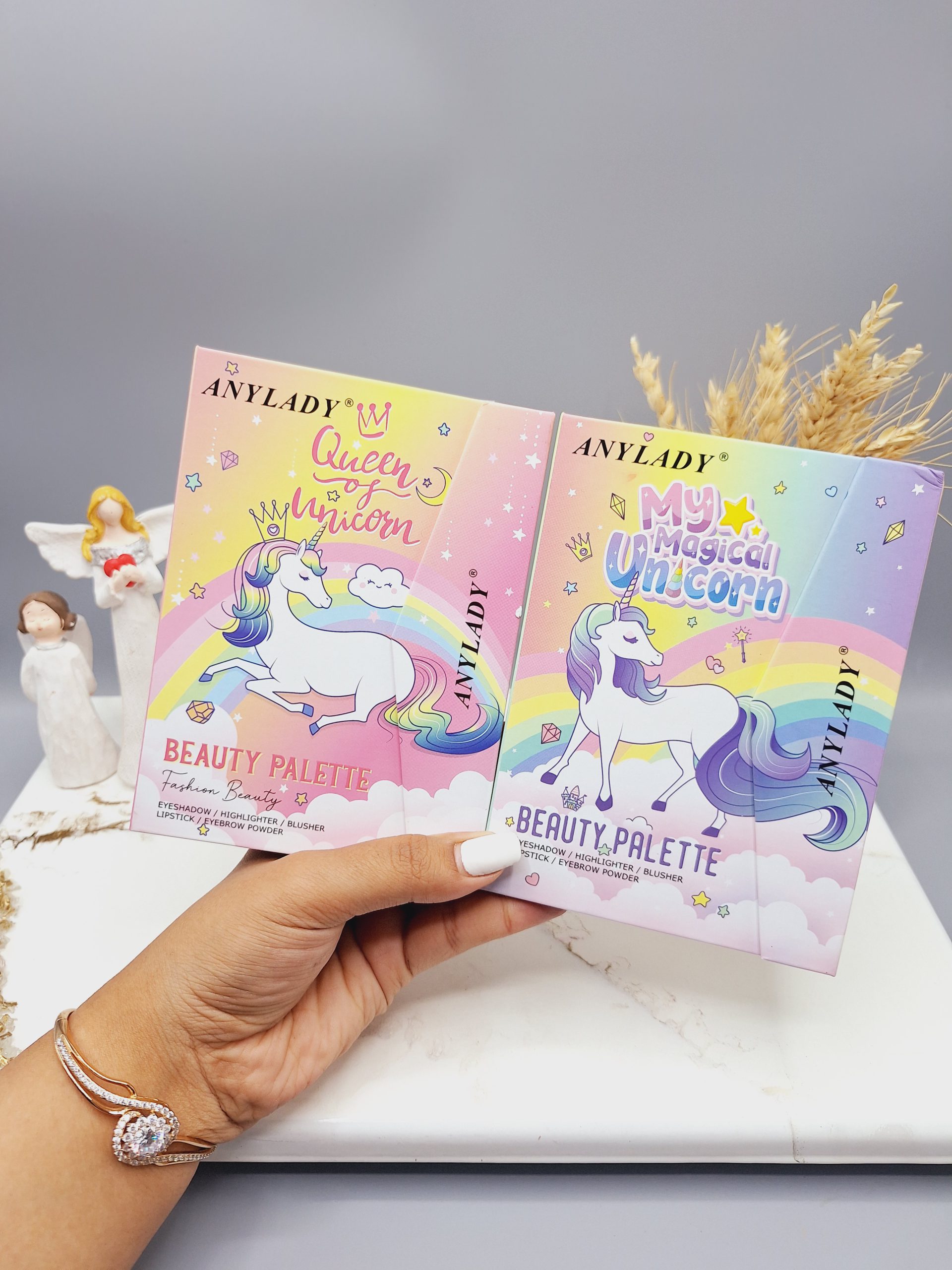 پالت سایه آنالیدی طرح اسب تک شاخ برند ANYLADY کد 8602O