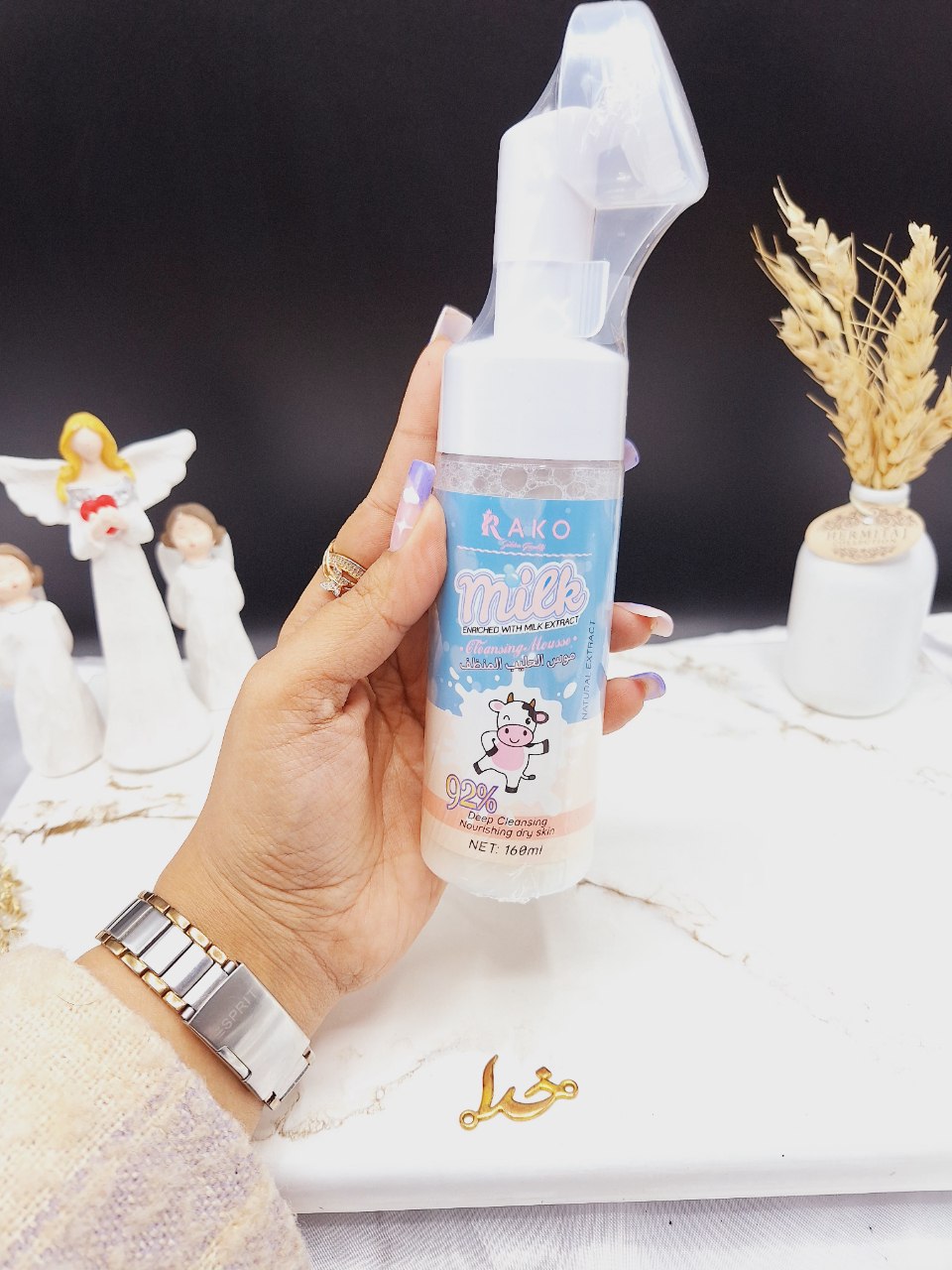 فوم براش دار پاک کننده عمیق شیرگاو راکو RAKO کد 1185