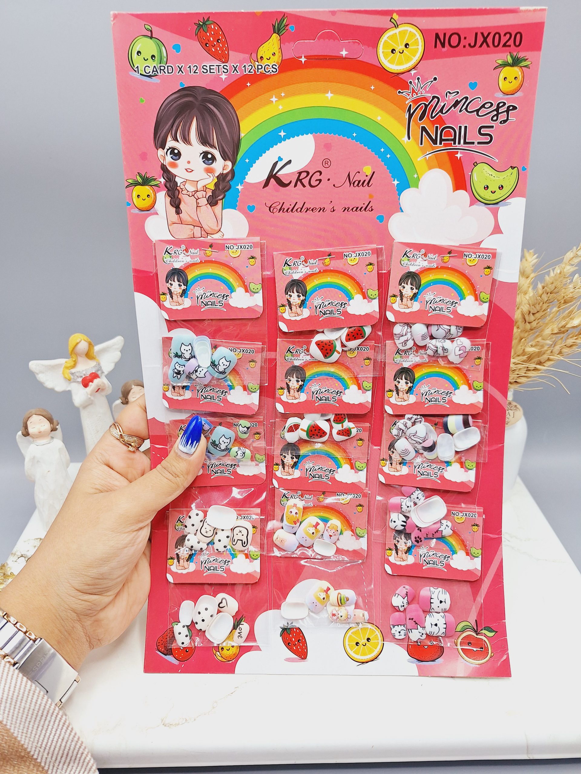 ناخن مصنوعی بچگانه در طرح های شیک کد NO:JX020