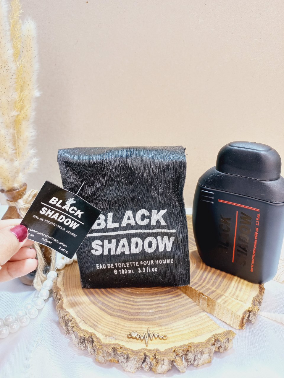 ادکلن رووناکس مدل بلک شادو BLACK SHADOW حجم 100 میلی لیتر اورجینال اماراتی