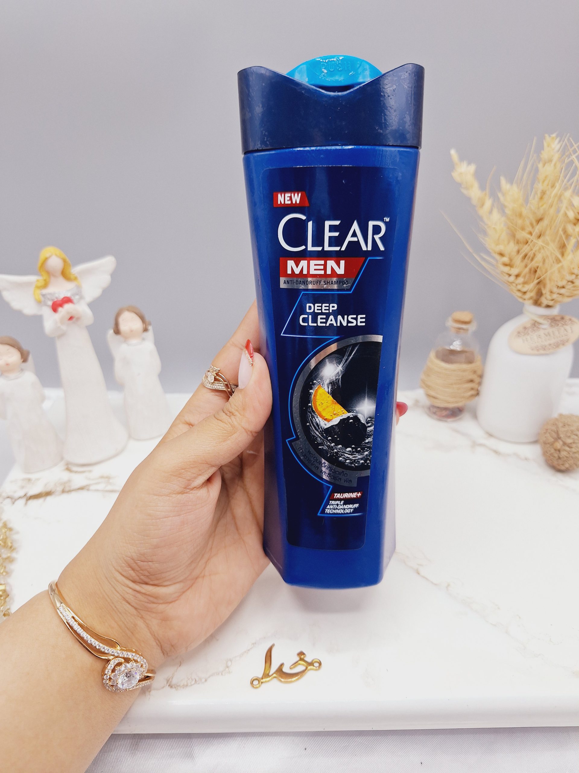 شامپو مردانه  ضد شوره باعصاره زغال و لیمو کلیر CLEAR کد 1825 (اصلی)