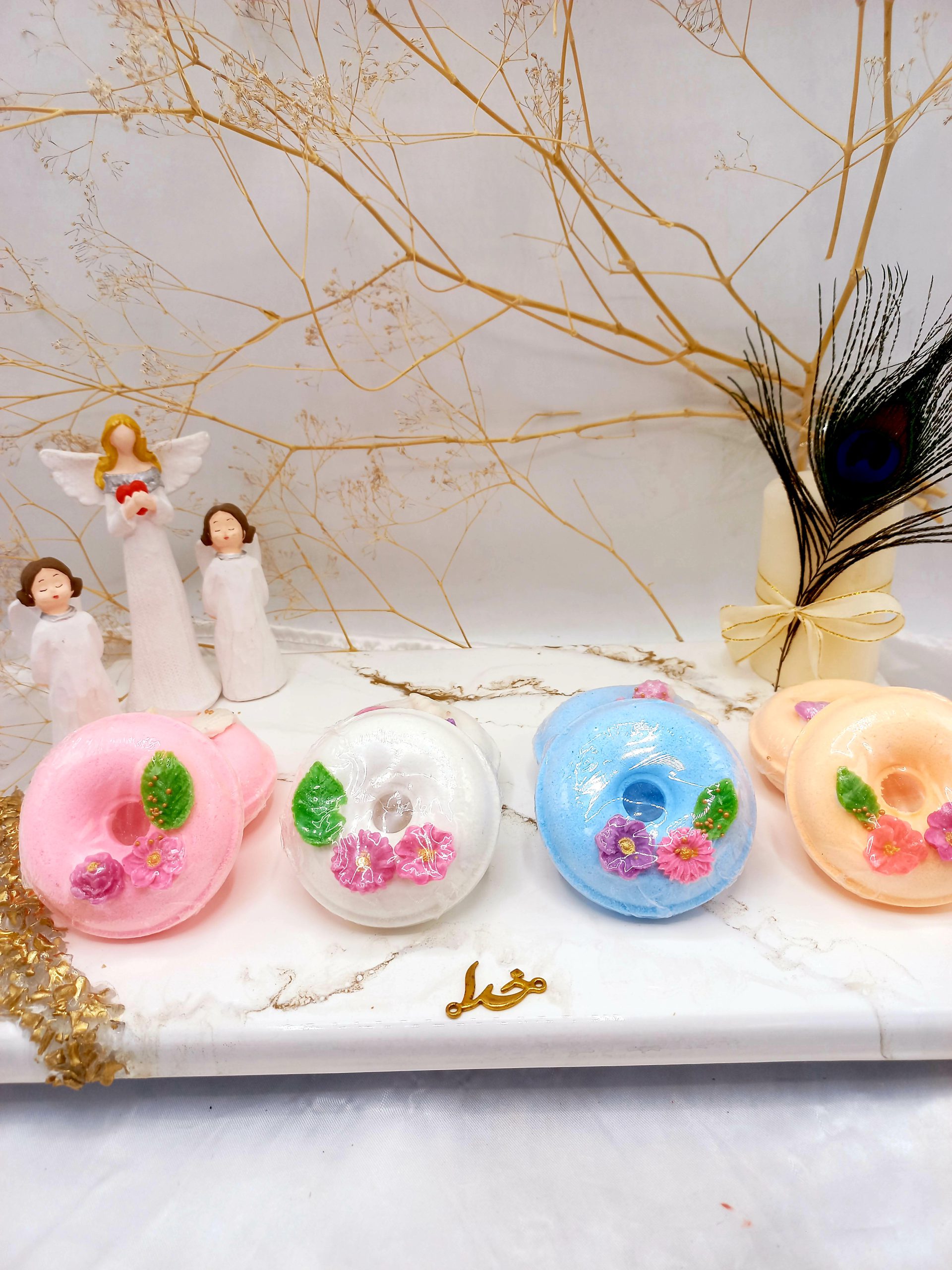 کوکتل و پدیکور دونات گل بهاری 100 گرم