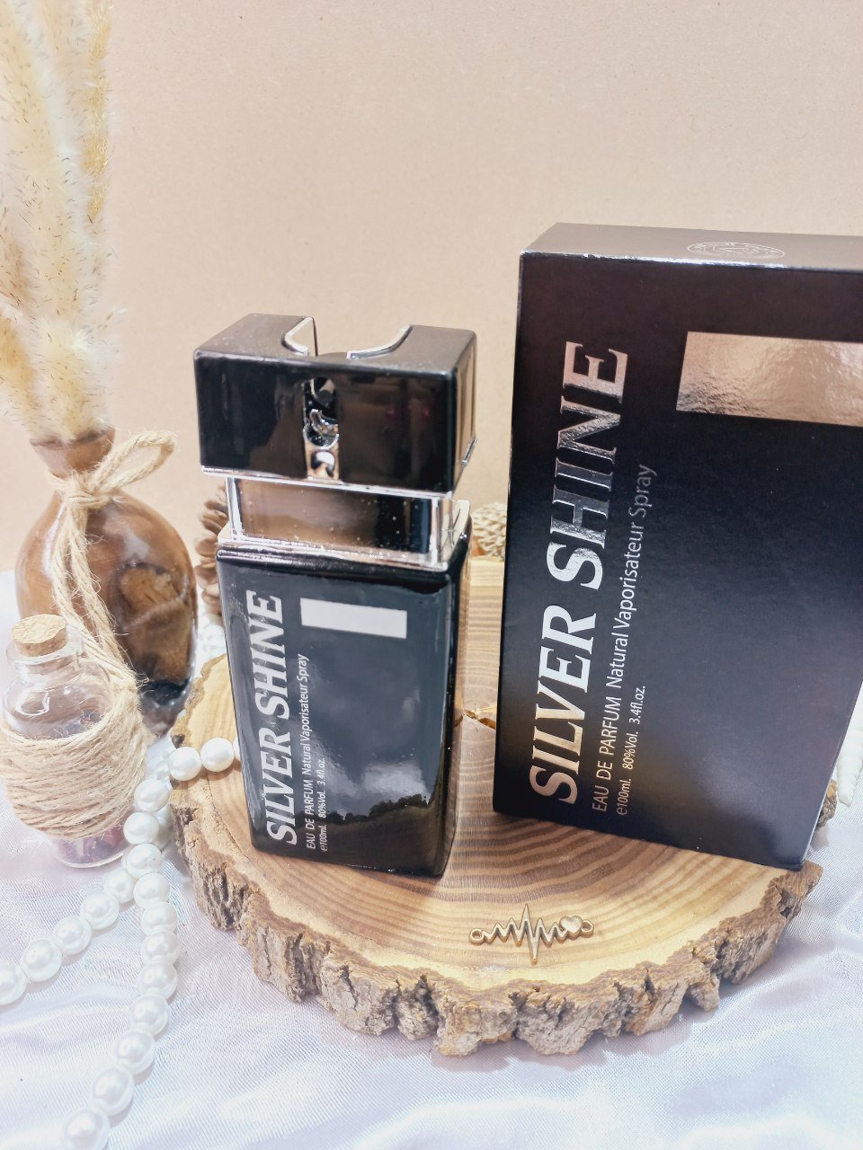 ادکلن سیلور شاین SILVER SHINE  حجم 100 میلی لیتر اورجینال اماراتی کد 77139