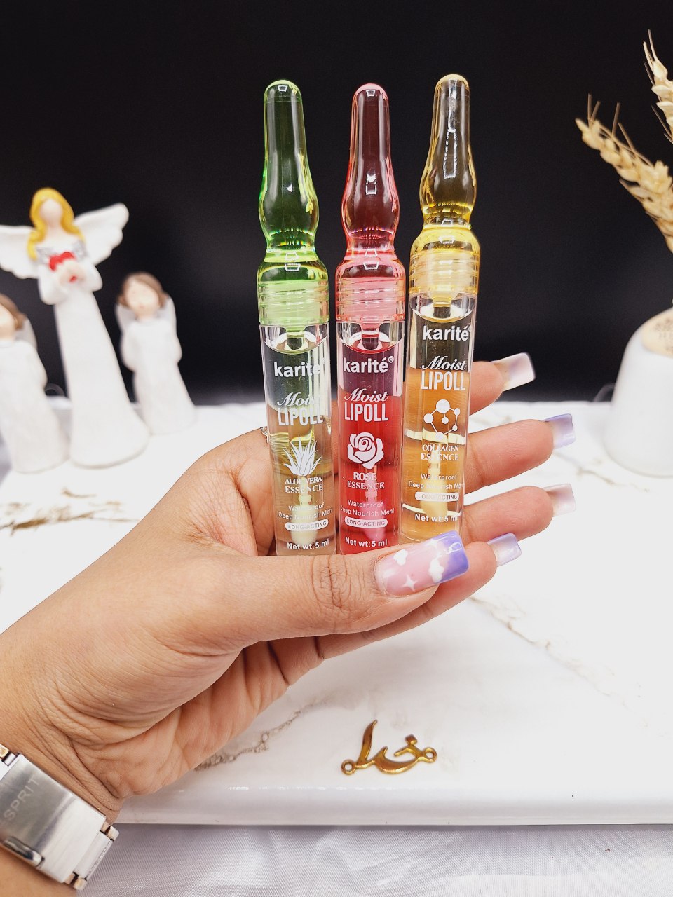 برق لب ضد آب آمپولی برند معروف کاریته karite