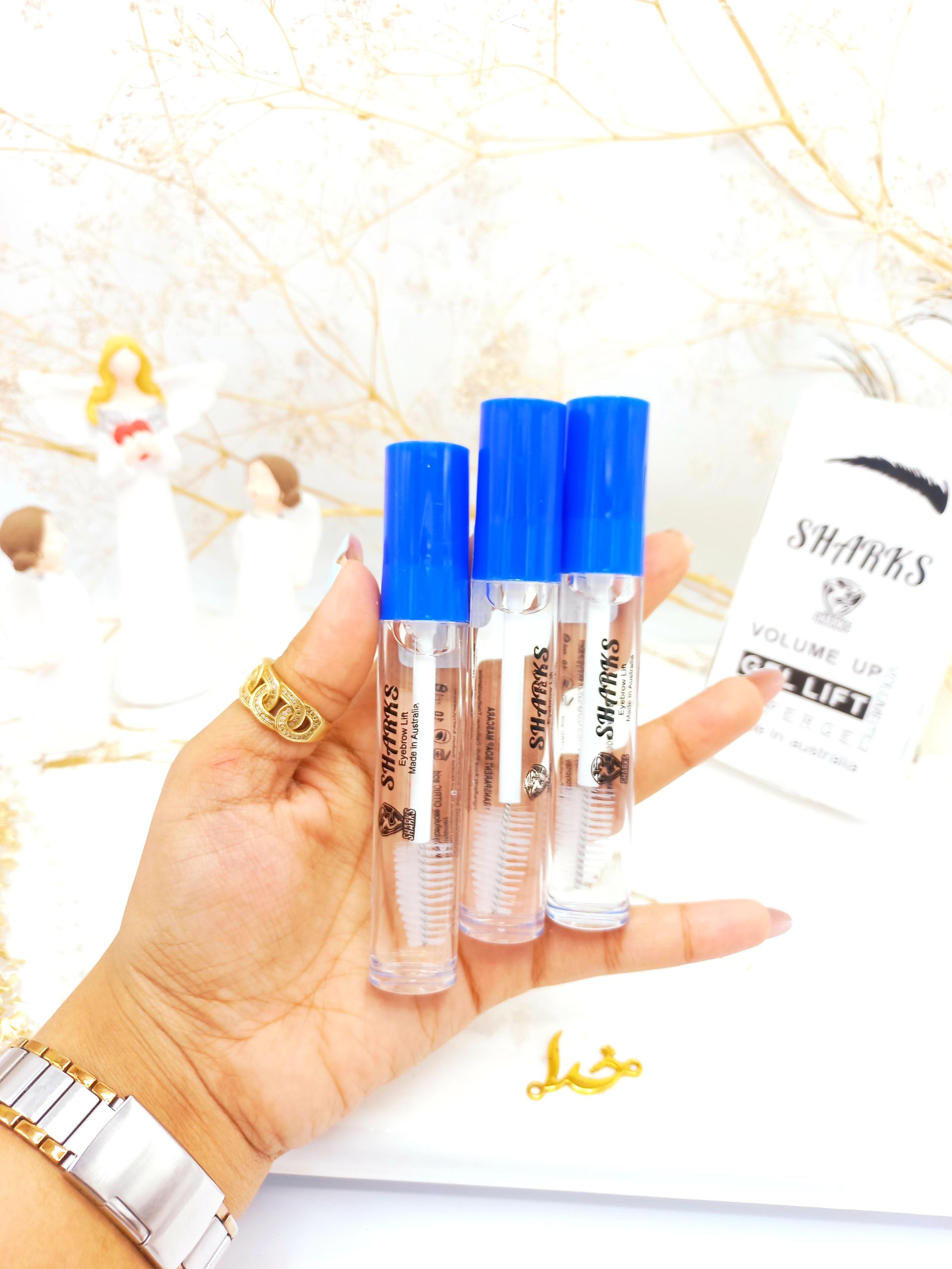 ژل مژه تقویتی اورجینال SHARKS