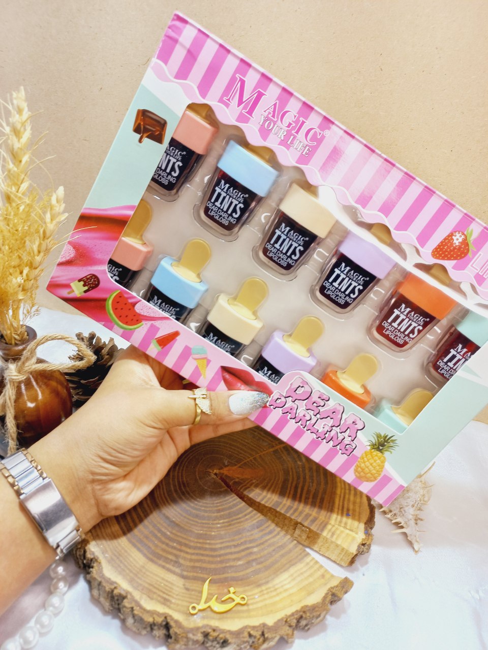 تینت لب طرح بستنی برند مجیک MAGIC کد LC835