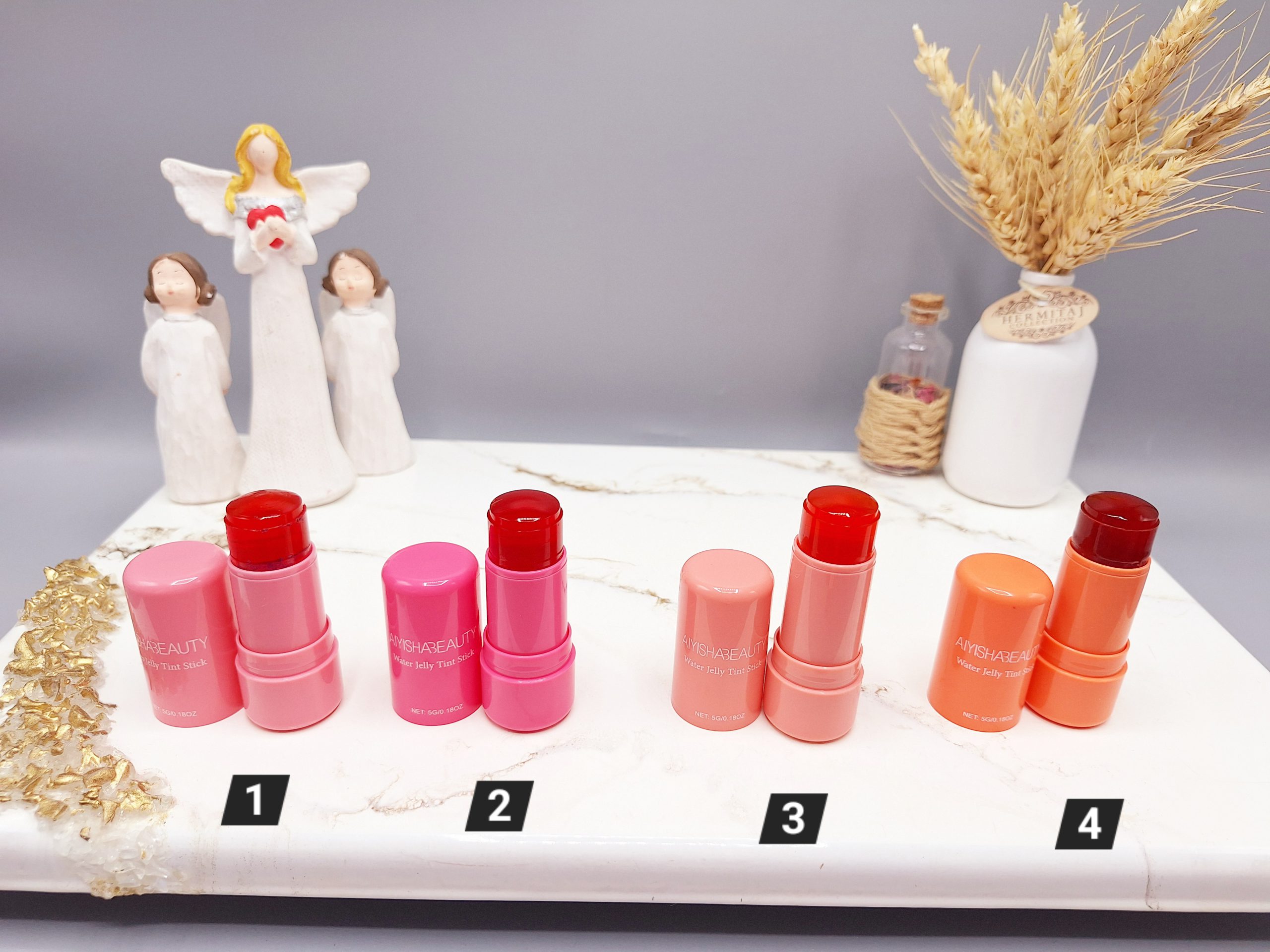 تینت ژله ای لب و گونه جادویی با کيفيت برند ‏AIYISHABEAUTY‏ کد 24015