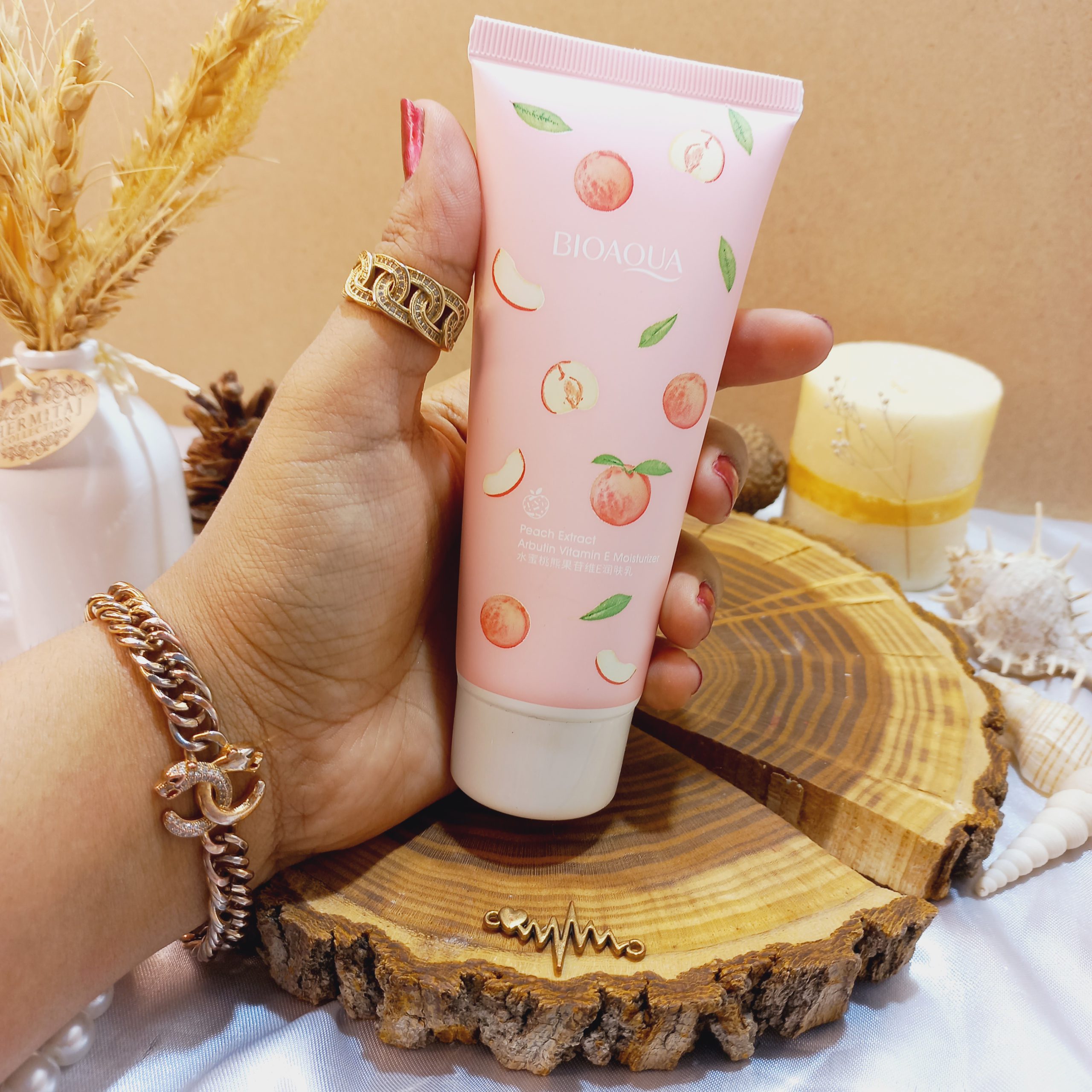 کرم دست هلو بیوآکوا BIOAQUA کد BQY72004