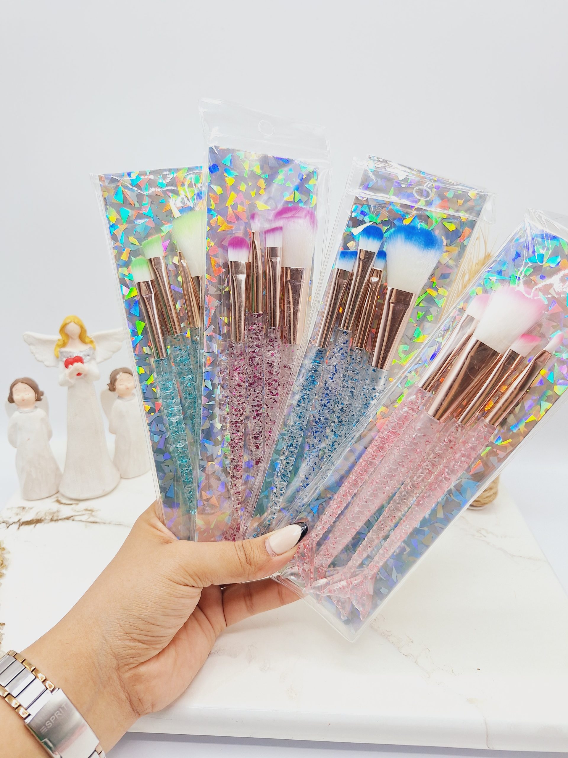 براش پری دریایی دسته الماسی بنفش | پخش عمده