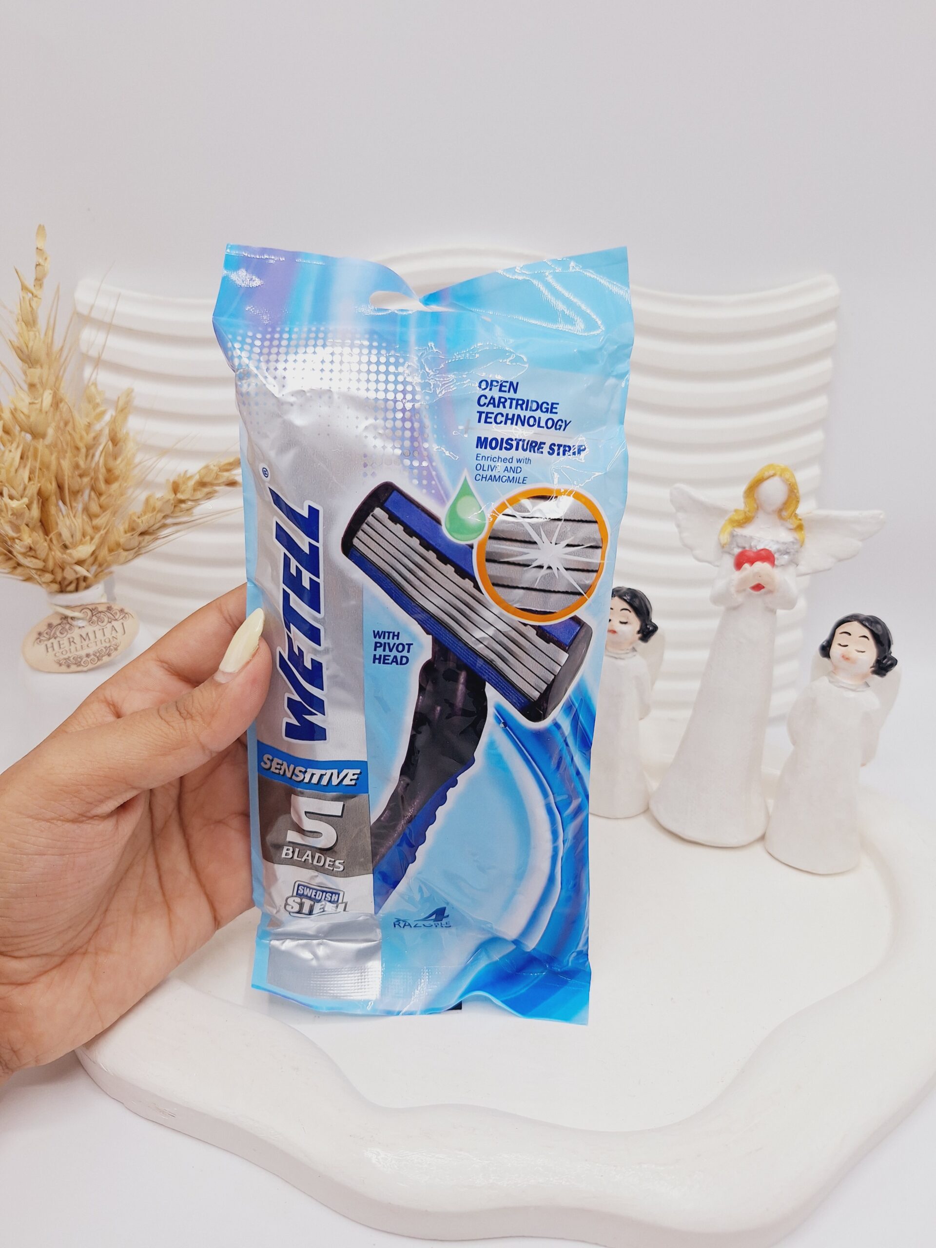 ژیلت مردانه 5لبه 4عددی کد 2853