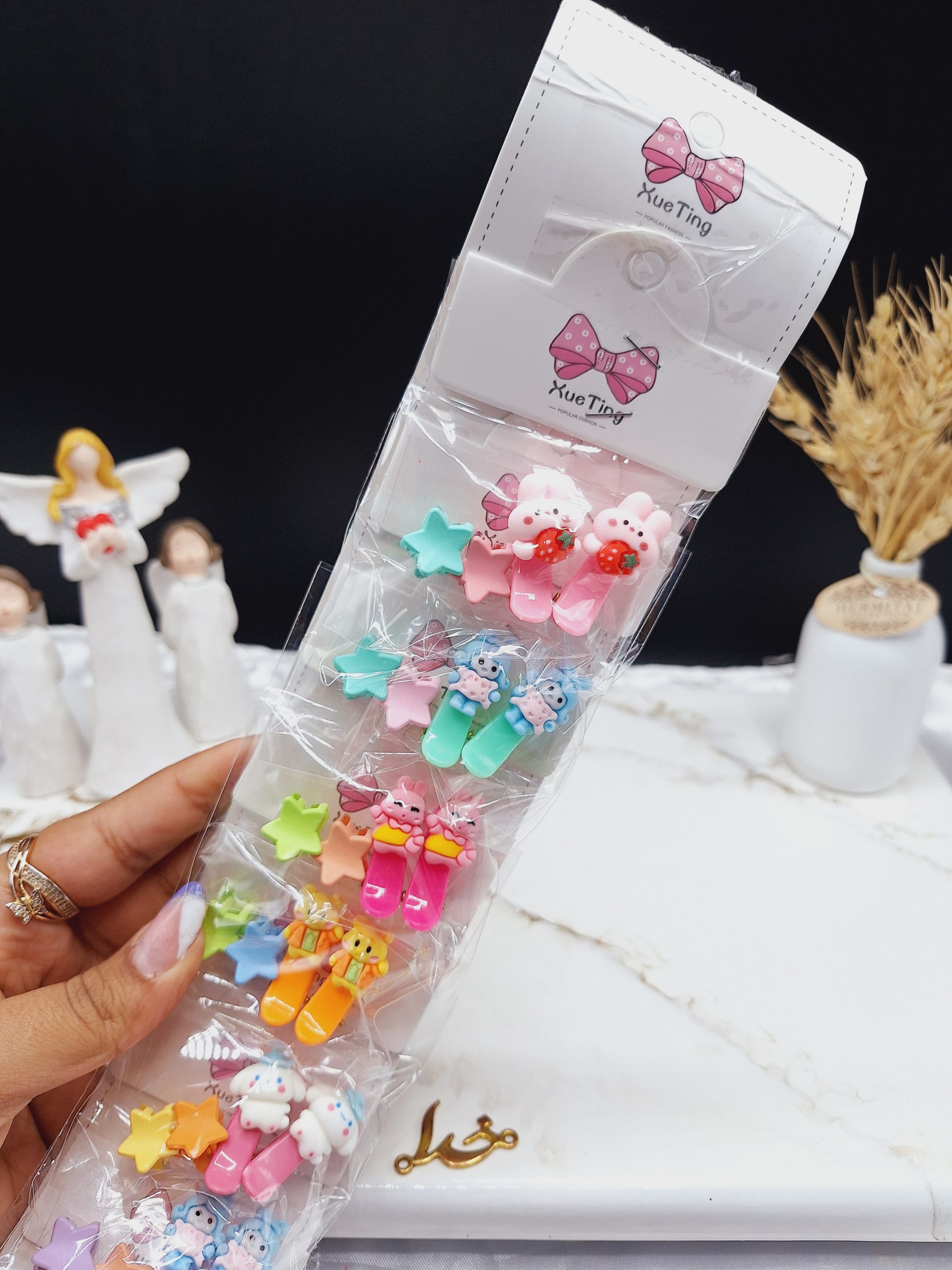 پک پنس و گیره مو طرح حیوانات فانتزی