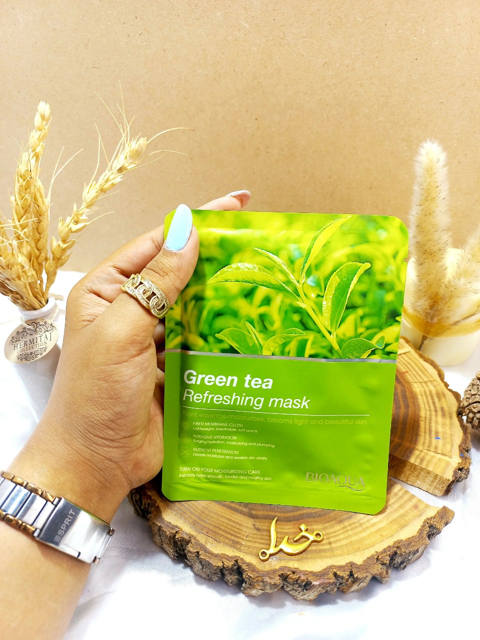 ماسک ورقه ای چای سبز بیوآکوا BIOAQUA کد BQY81662 | پخش عمده