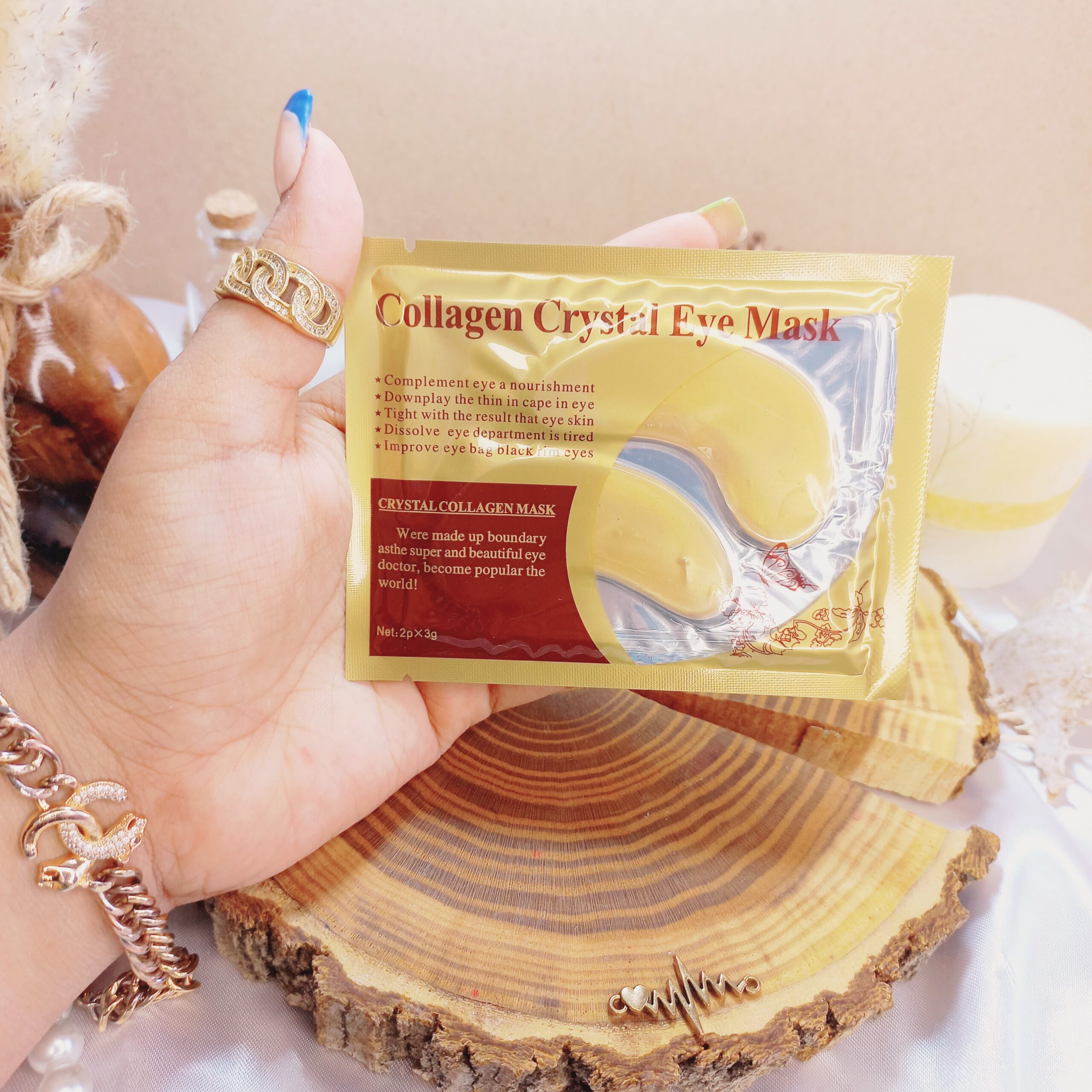 پچ زیر چشم اصلی کلاژن طلایی کریستال crystal | پخش عمده