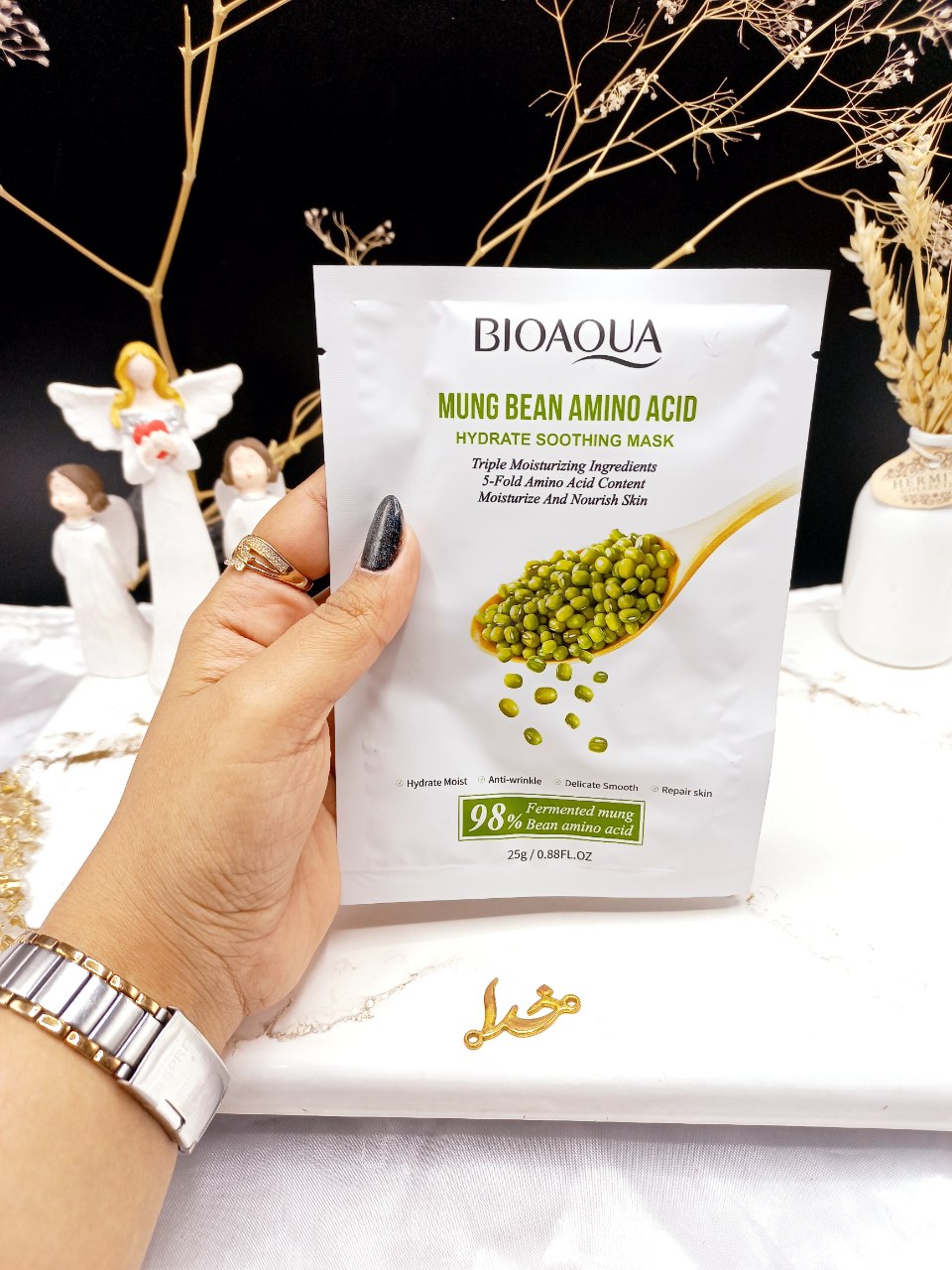 ماسک ورقه ای آبرسان و ضد چروک ماش برند بیوآکوا BIOAQUAکد 91365
