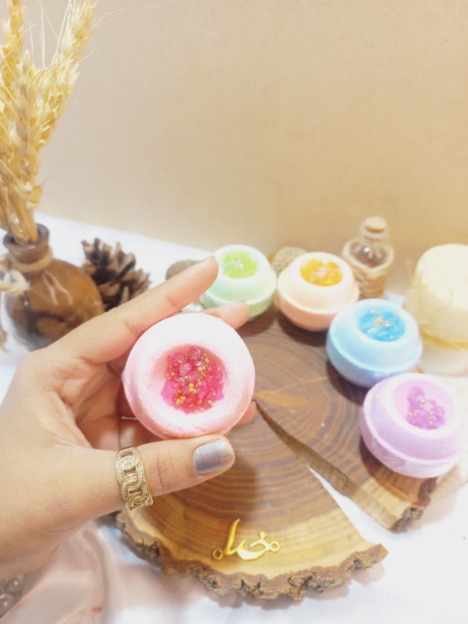 کوکتل و پدیکور توپی نمکی 80 گرمی با کیفیت با جوشش عالی