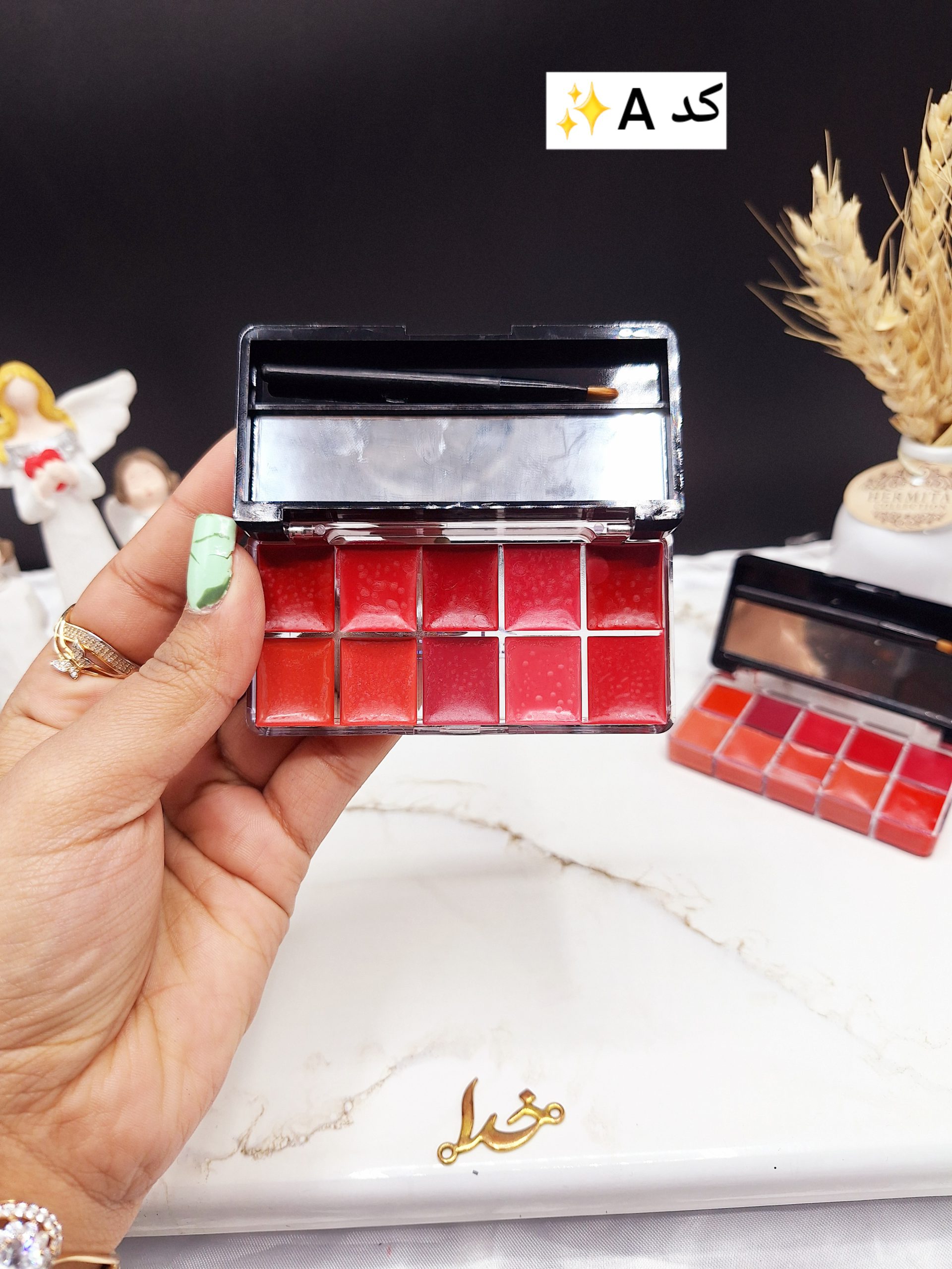 پالت رژ لب ده رنگ برند دوسه  doucce کد SD077