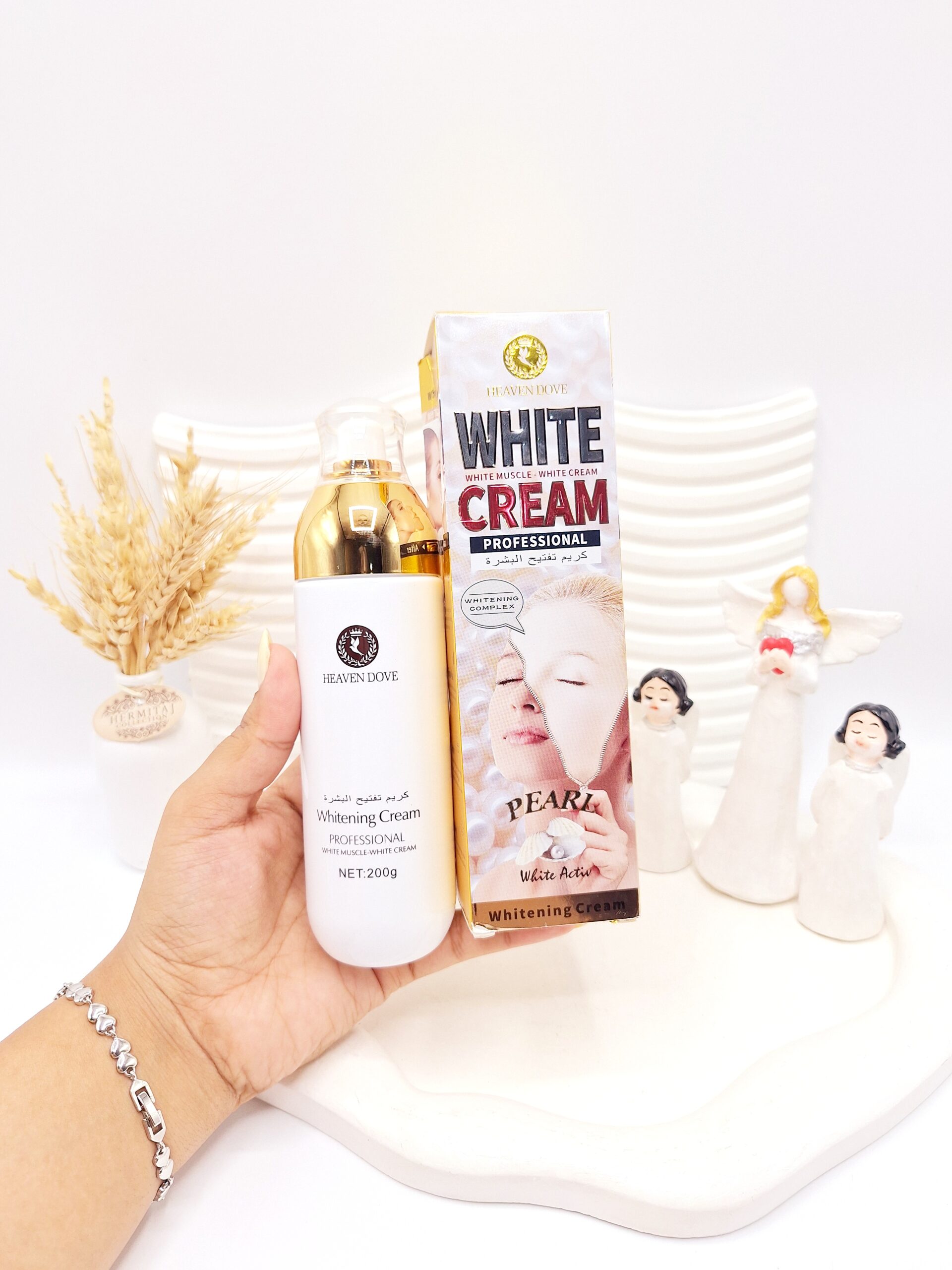 کرم سفید کننده کل بدن مارک WHITE CREAM کد 1656