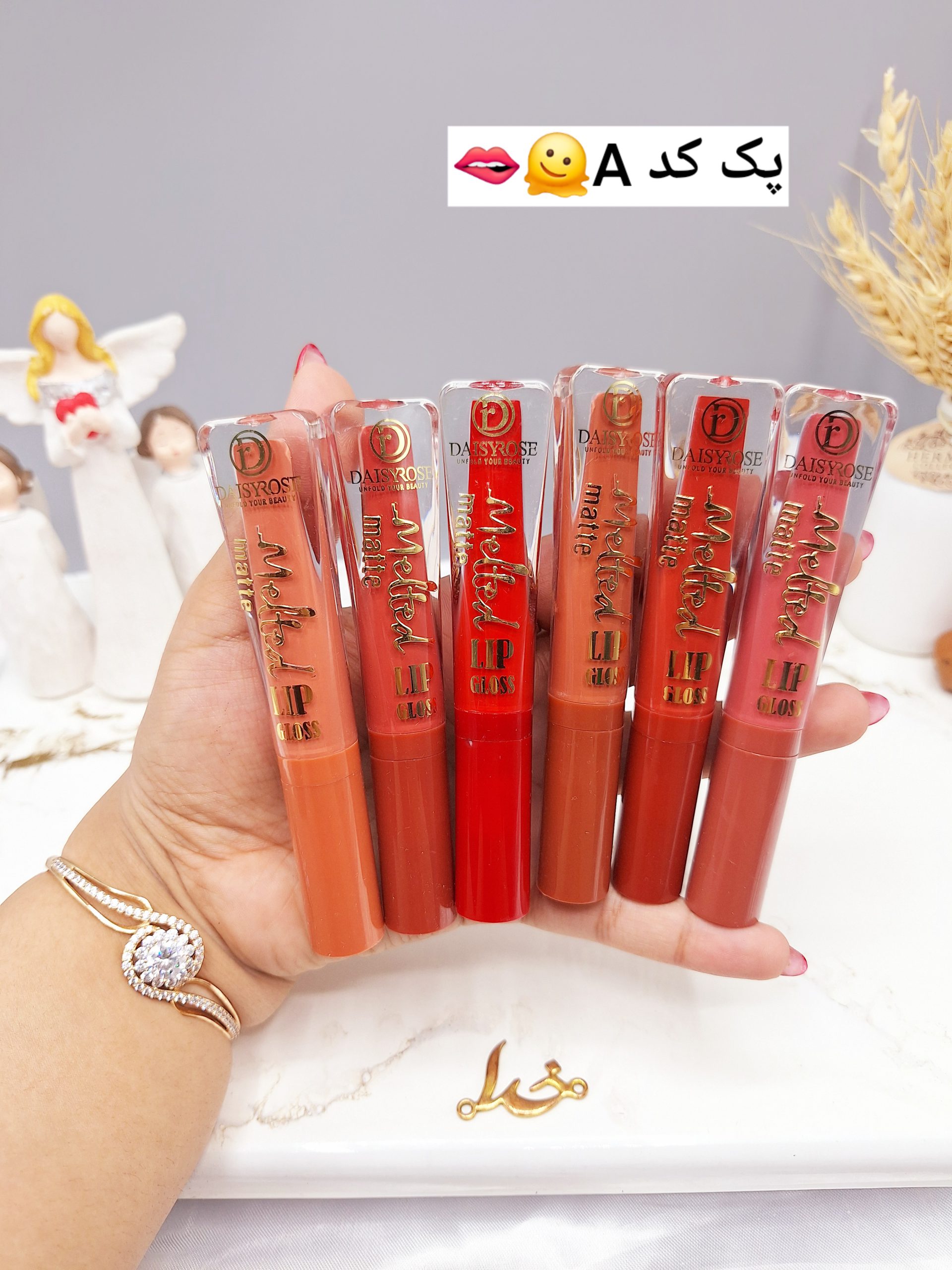 پک رژ لب مایع 6 عددی برند DAISYROSE کد DS_236262