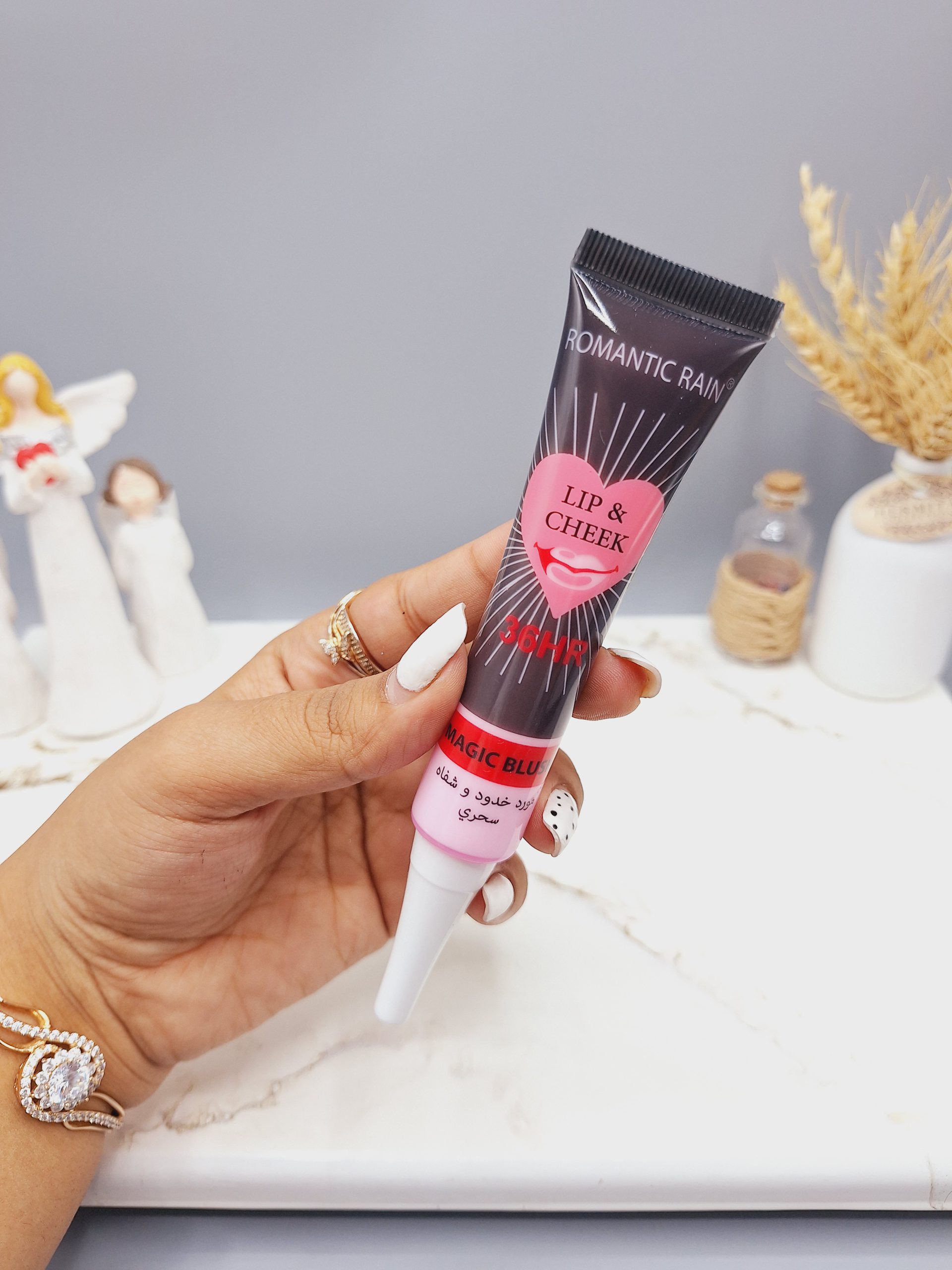 رژ گونه تیوپی حرارتی برند ROMANTIC RAIN کد R1522