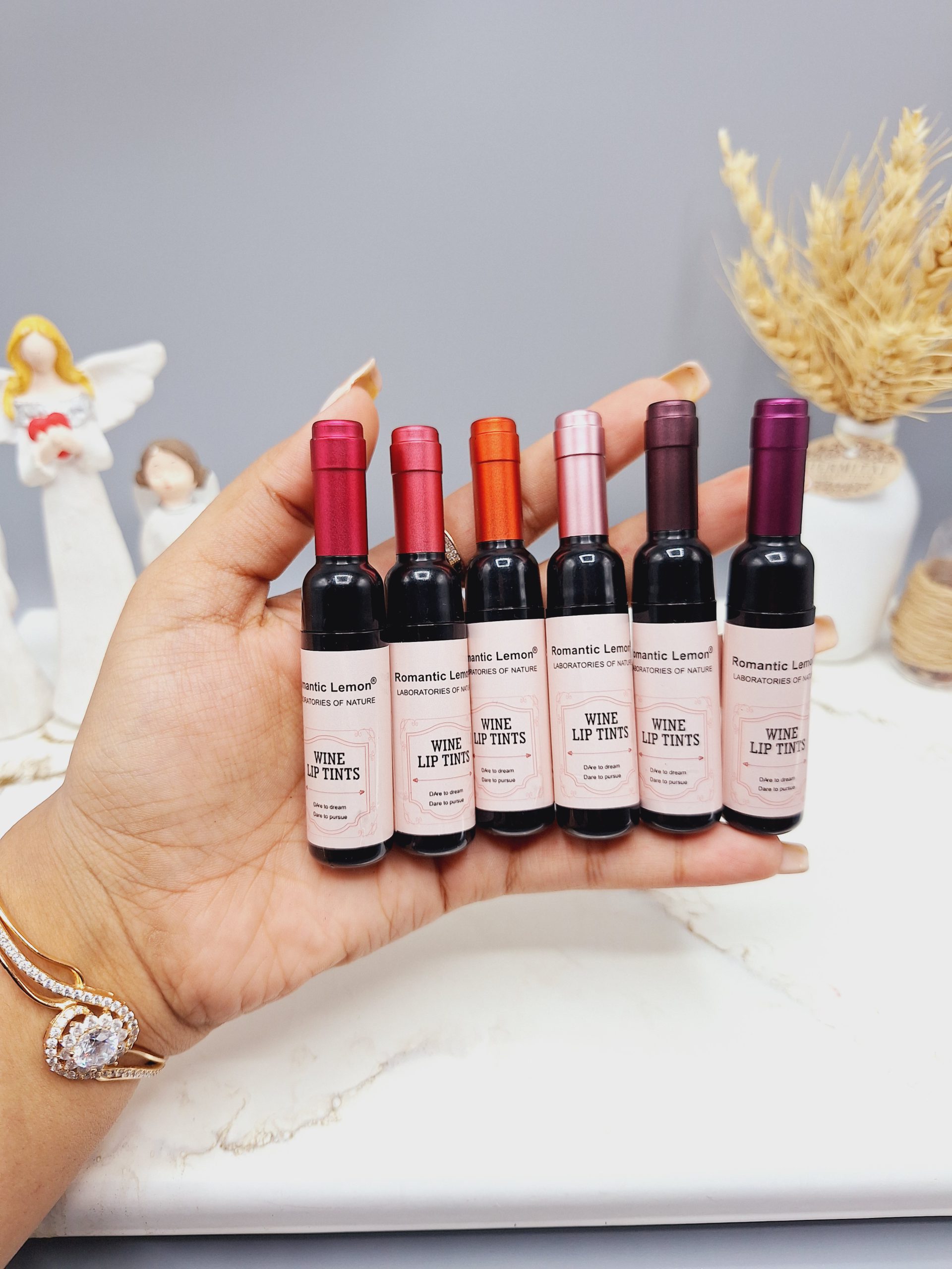 تینت لب شامپاین برند Romantic Lemon کیفیت عالی کد 1090