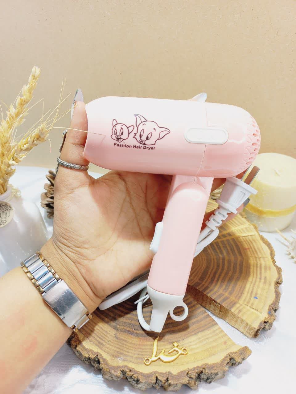 سشوار مسافرتی تاشو فانتزی با کیفیت دخترانه جدید | پخش عمده