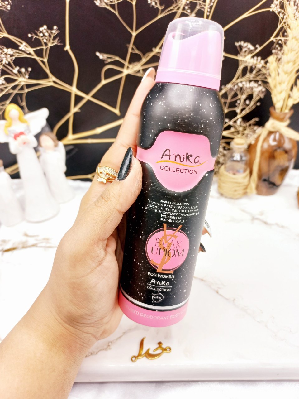 اسپری زنانه Blak Upiom برند آنیکا Anika کد 5345