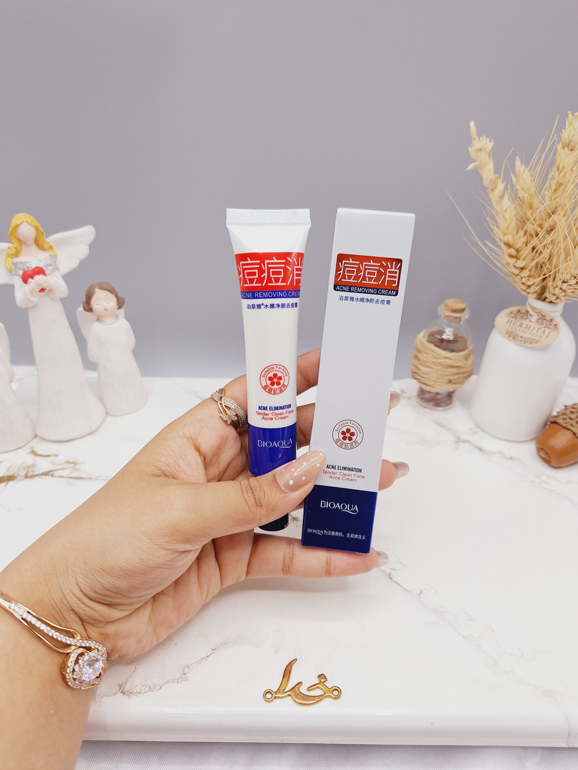 کرم ضد جوش و آکنه اورژانسی مدل جدید بیوآکوا BIOAQUA کد BQY60562