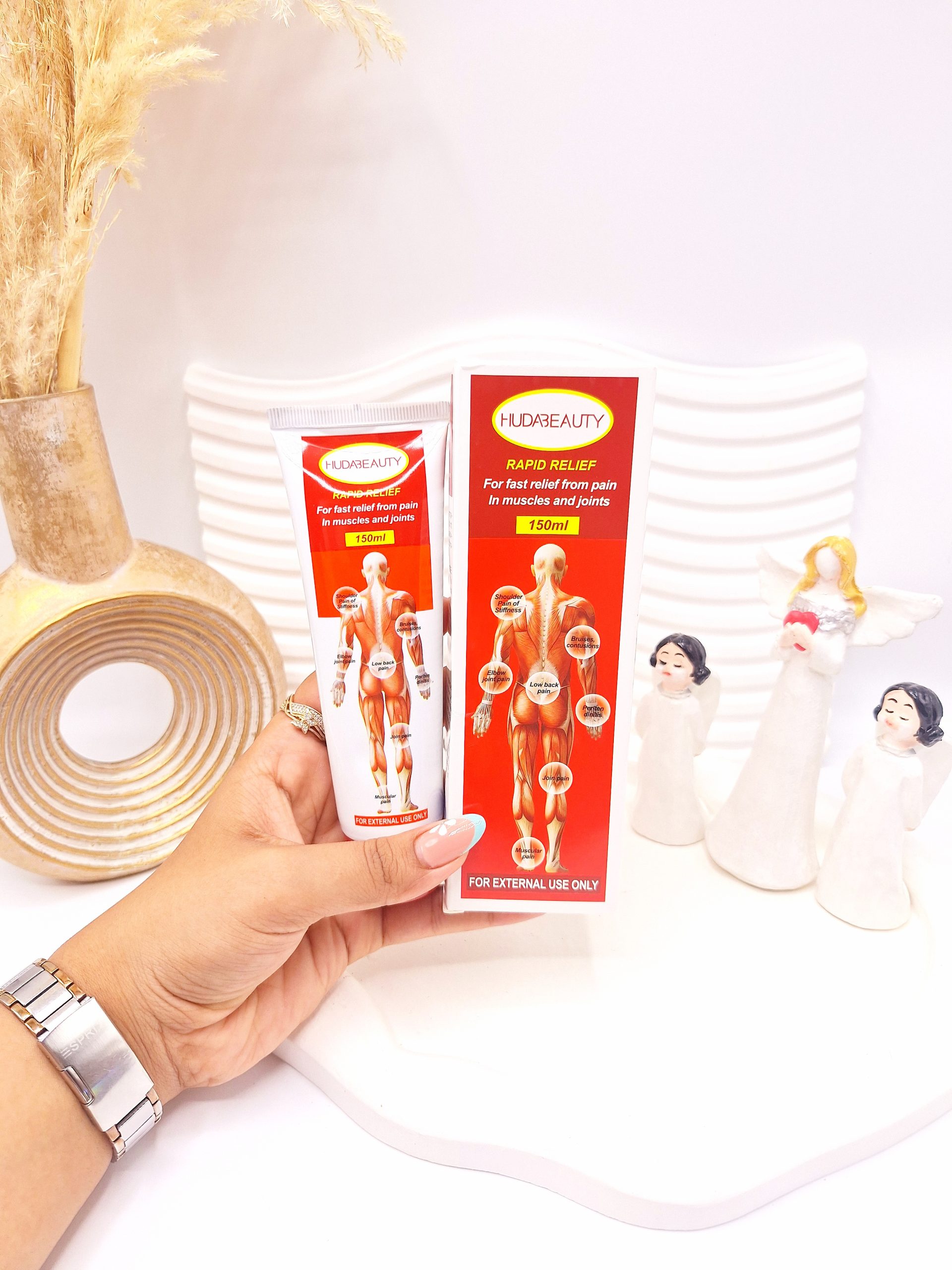 کرم درمانی تسکین دهنده سریع درد عضلانی و درد های روماتیسمی برند هدا بیوتی کد 3221