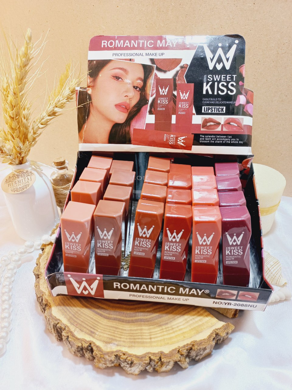 رژ جامد پرطرفدار رمانتیک میROMANTIC MAY کد 2088