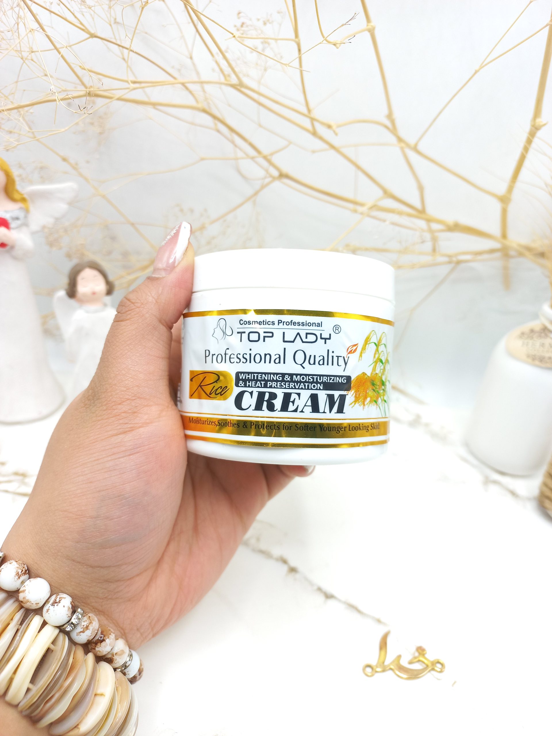 کرم سفید کننده و روشن کننده برنج تاپ لیدی TOP LADY کد 74655