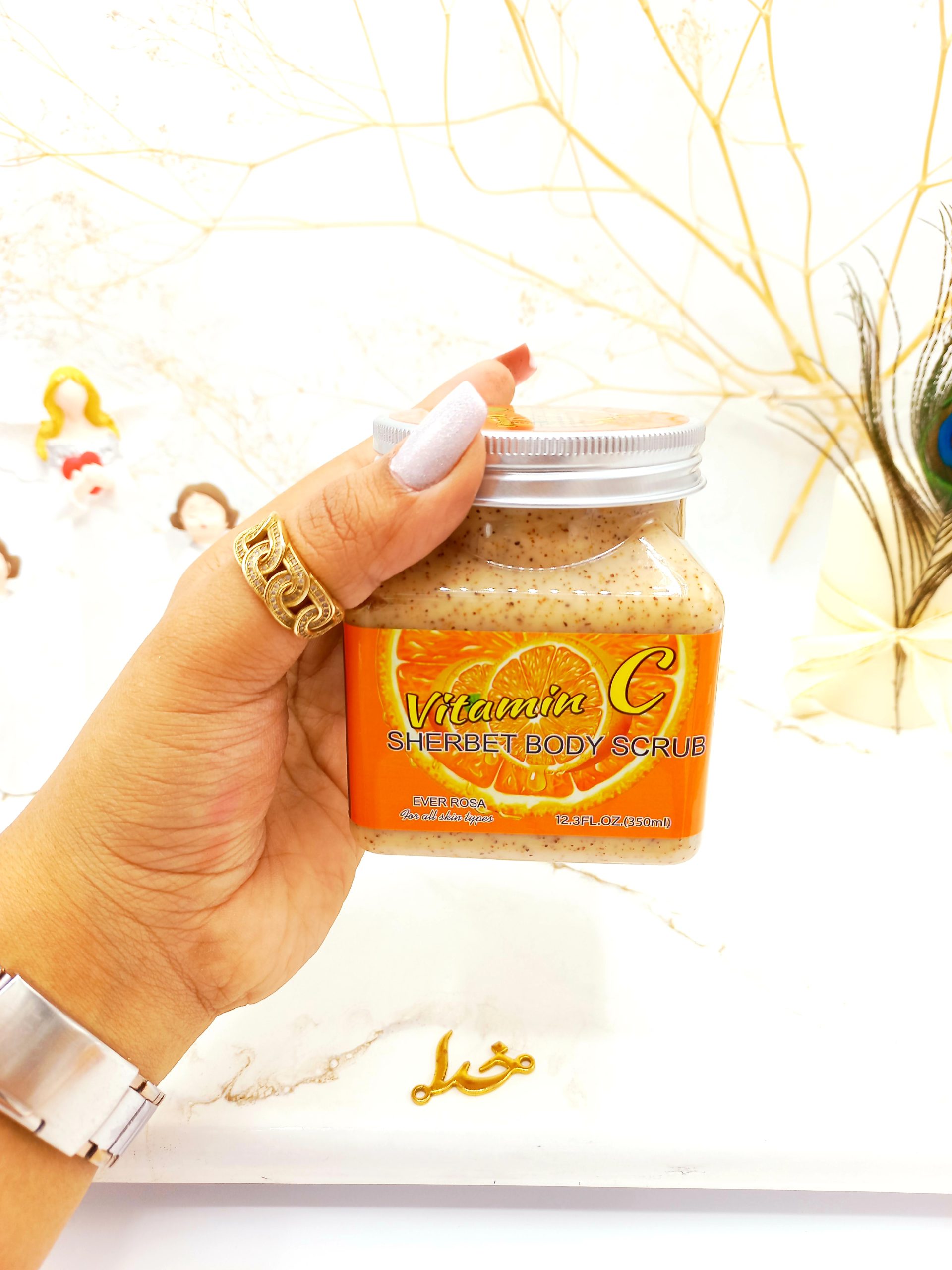 اسکراب شنی بدن کاسه ای ویتامین سی 30 میل ایور رزا EVER ROSA