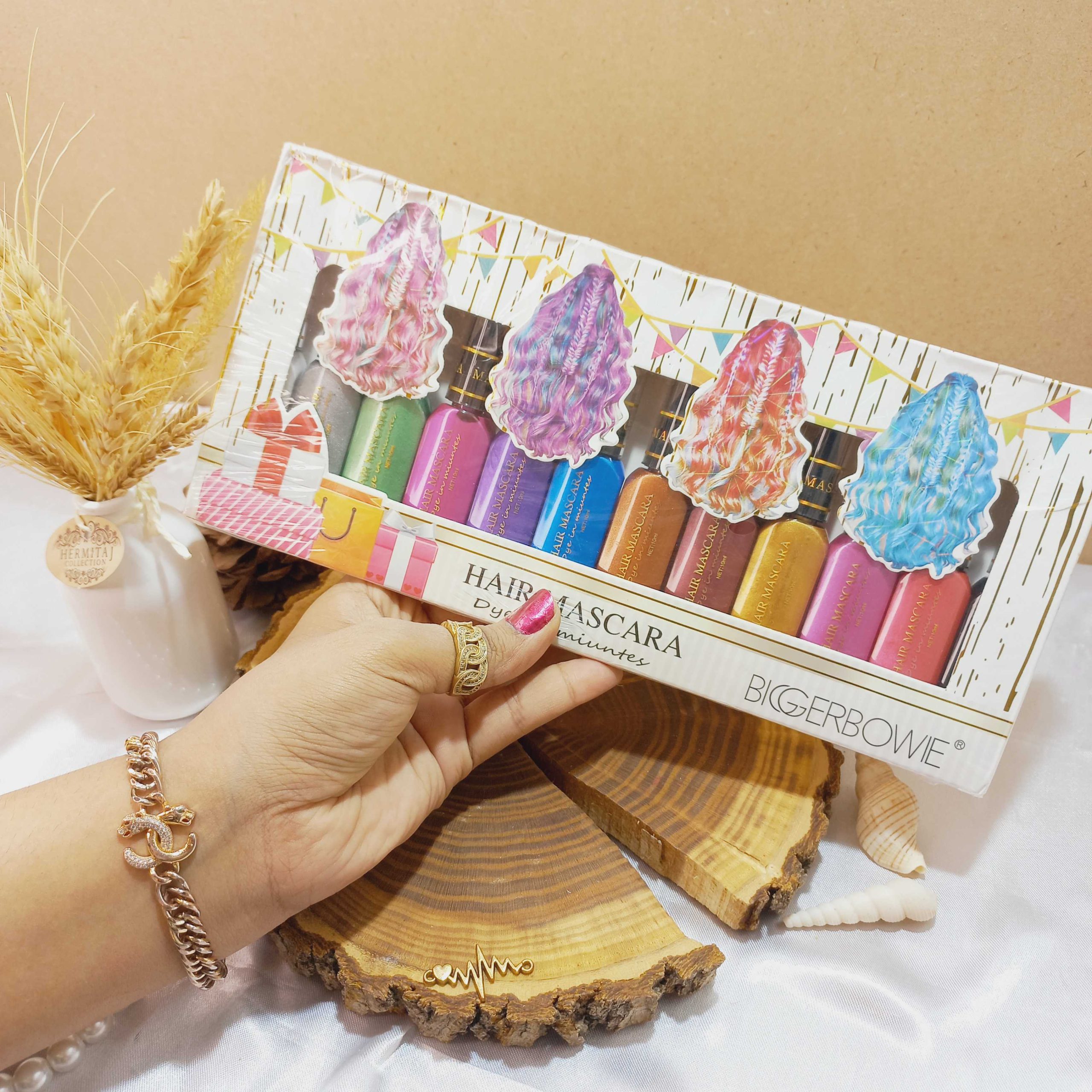 پک ریمل مو 12 رنگ بیگر بوئی کد 1005