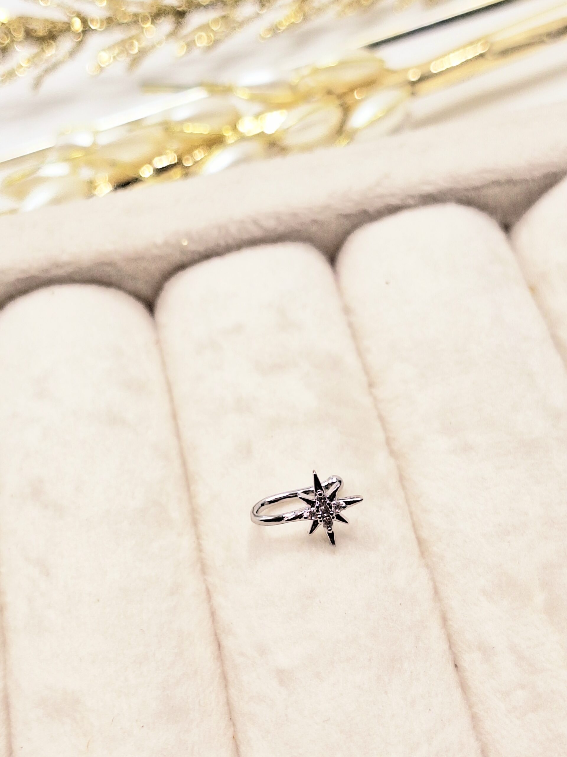 پرسینگ بینی فیک طرح ستاره بدون سوراخ کردن