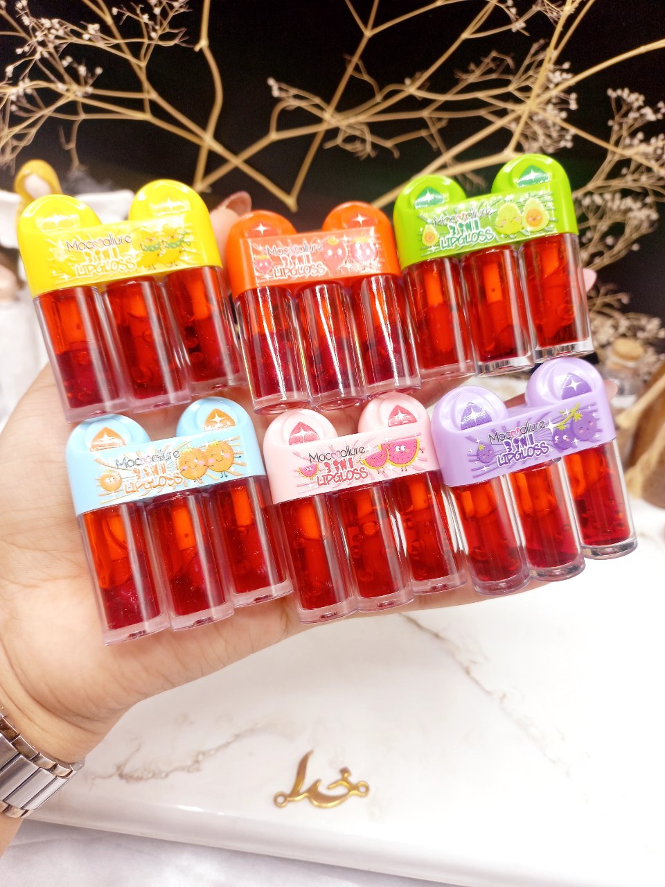 تینت لب سه قلو برند موکالر Mocallure  کد C827045