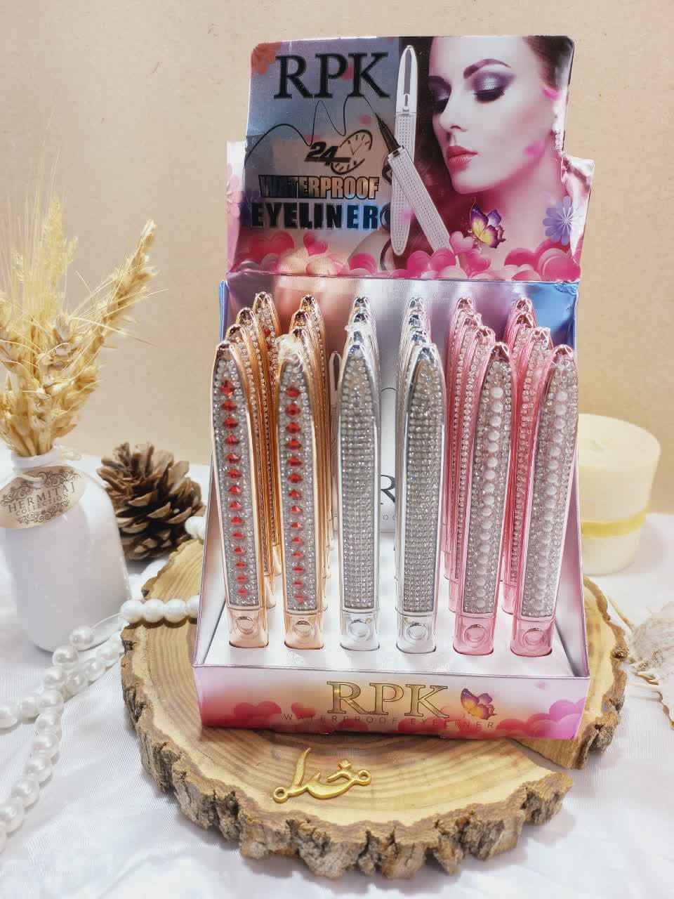 خط چشم ضد آب پرطرفدار نگین دار RPK | پخش عمده