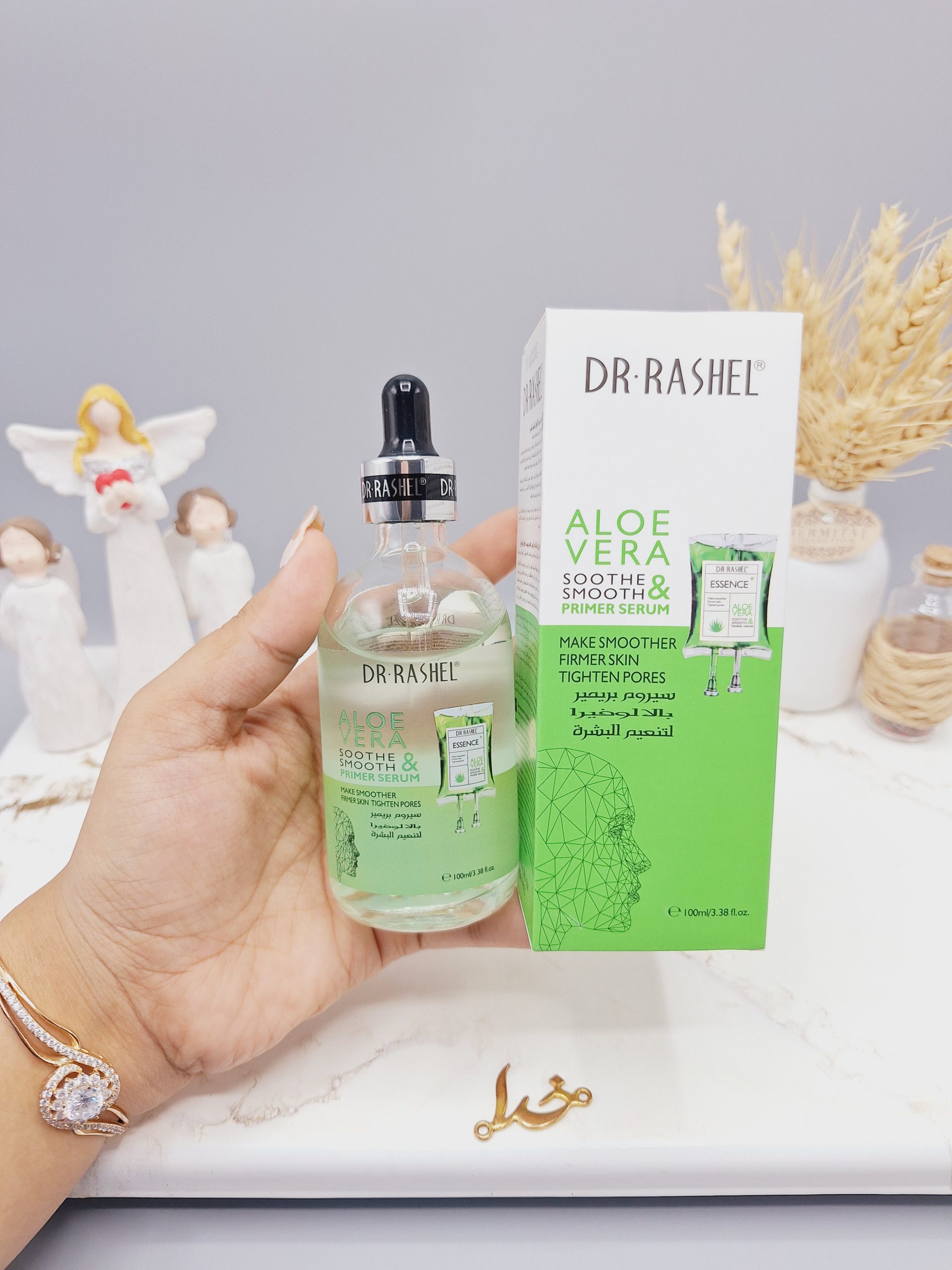 سرم و پرایمر صورت آلوئه ورا برند دکتر راشل اصلی کد 1663