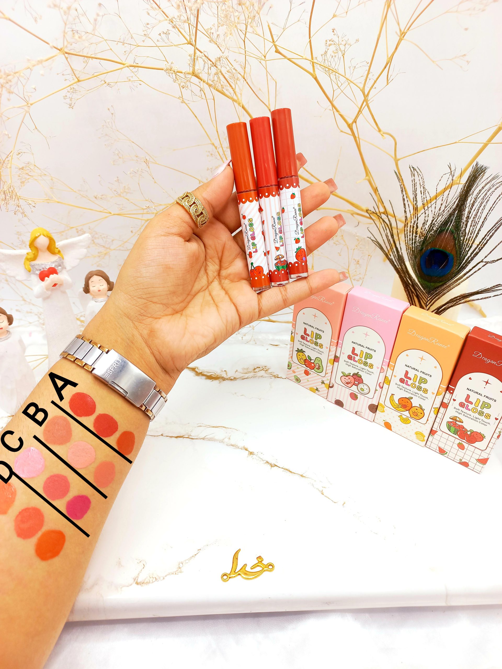 پک رژ مایع 3 تایی میوه ای دراگون رانی Dragon Ranee کد 4144