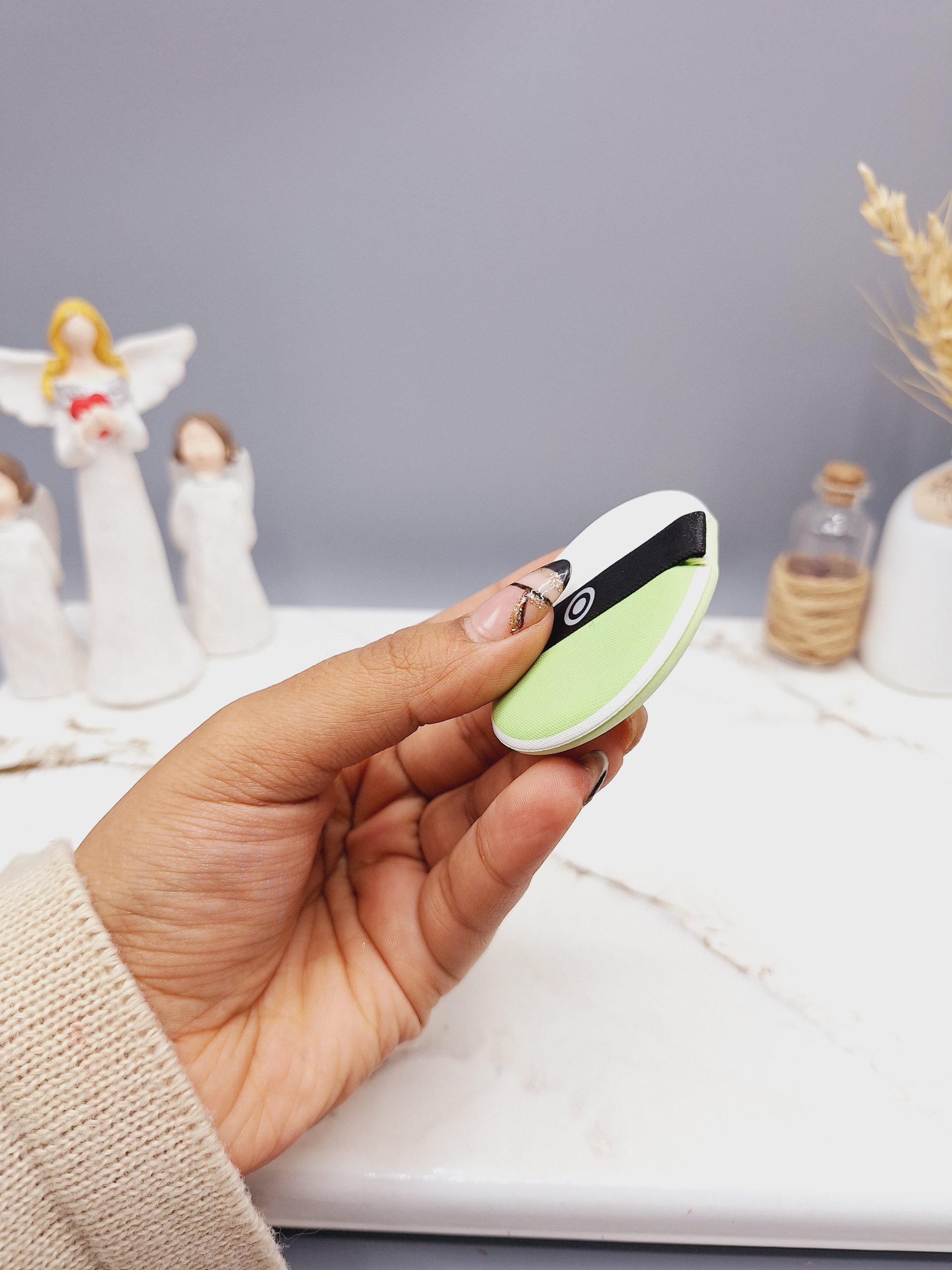 پد پودر فیکس رنگ سبز